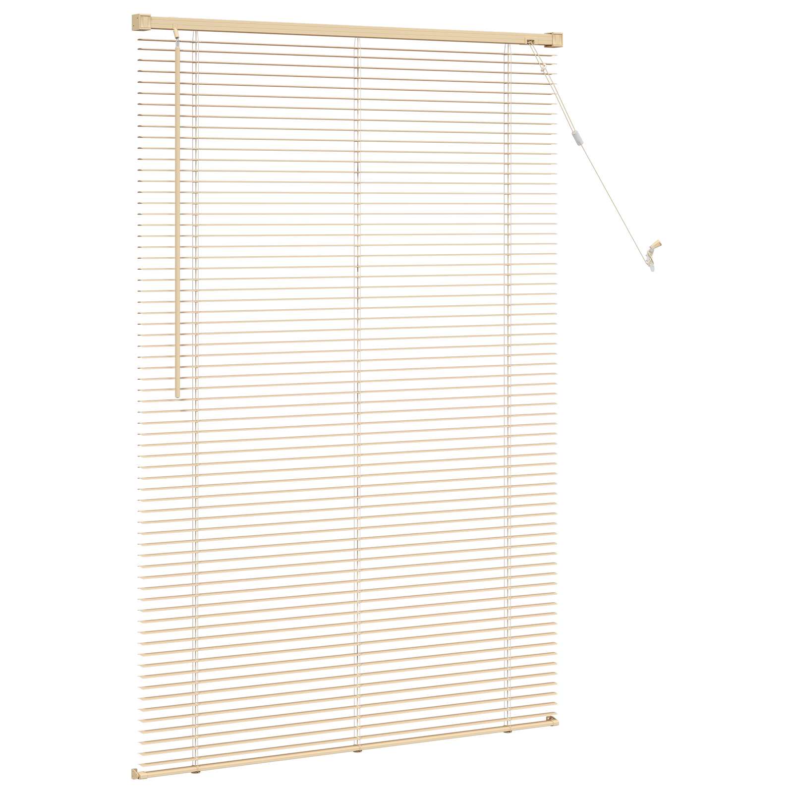 Venetiaanse Blind Lichtbruin met Patroon 150 x 80 cm PVC is nu te koop bij PeponiXL, paradijselijk wonen!