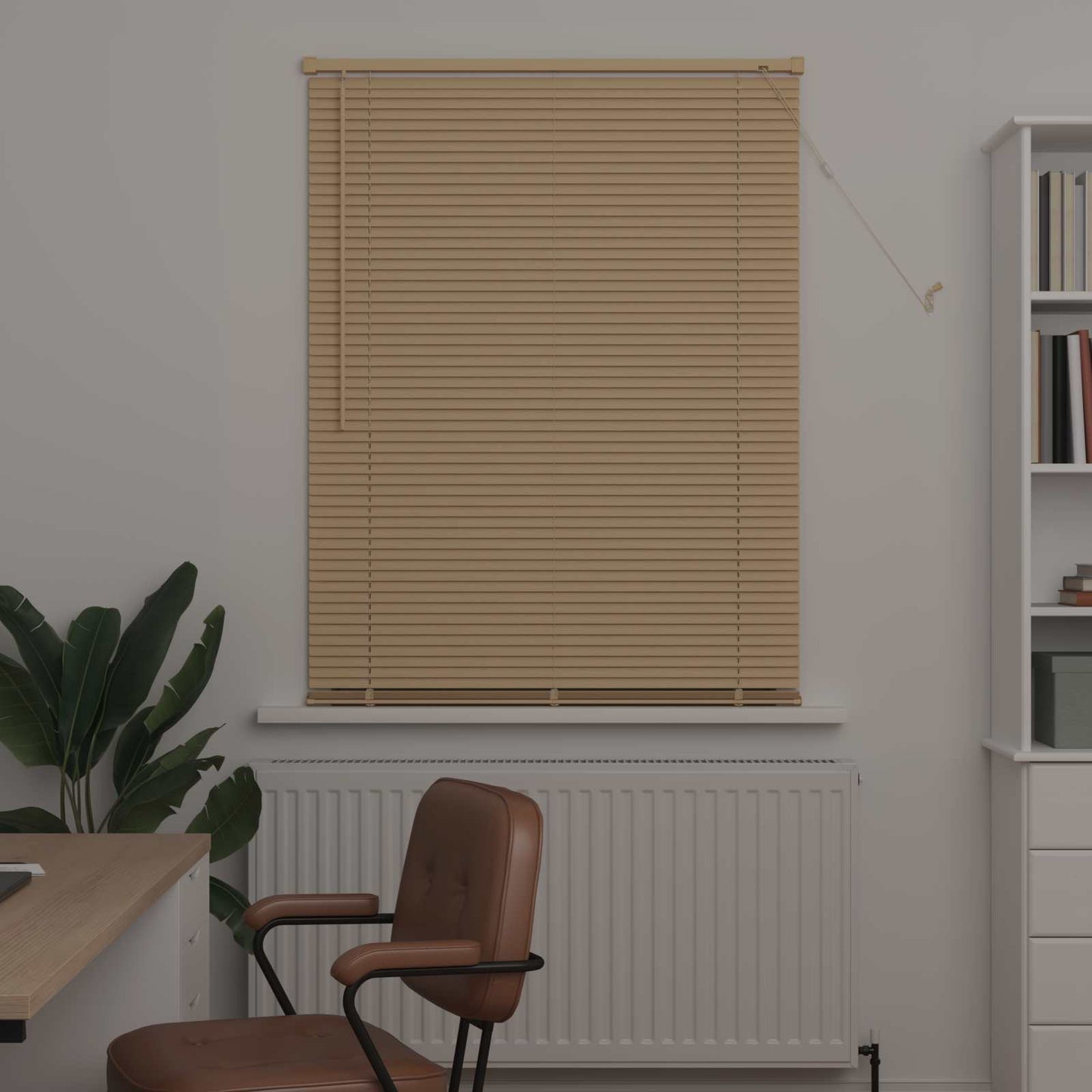 Venetiaanse Blind Lichtbruin met Patroon 150 x 90 cm PVC is nu te koop bij PeponiXL, paradijselijk wonen!