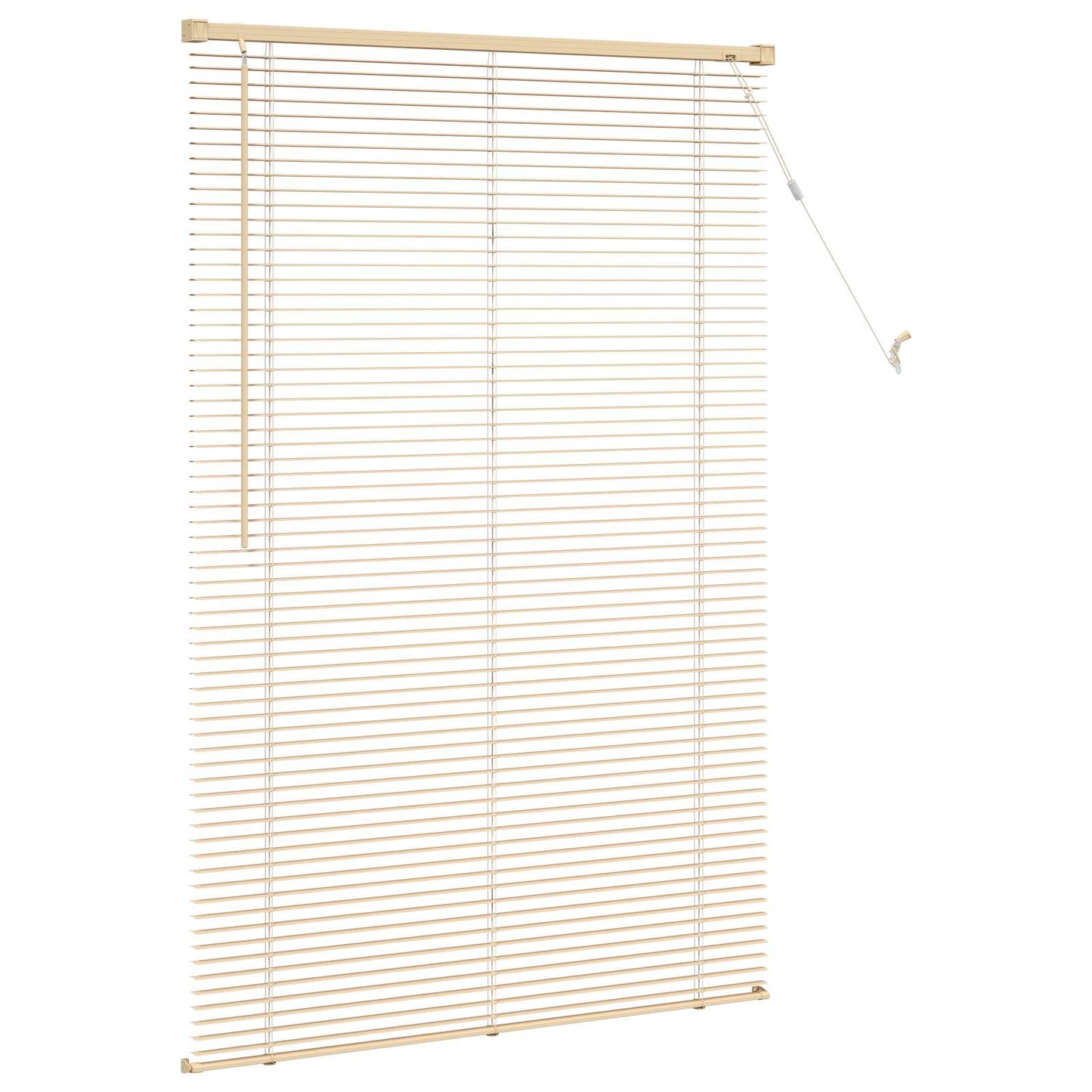 Venetiaanse Blind Lichtbruin met Patroon 150 x 90 cm PVC is nu te koop bij PeponiXL, paradijselijk wonen!