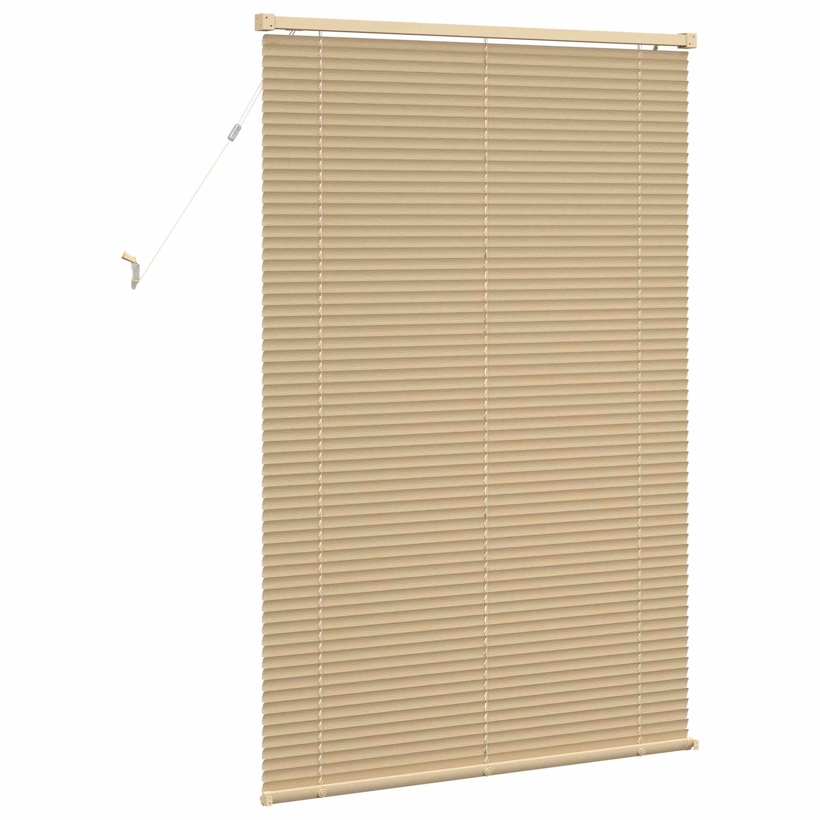 Venetiaanse Blind Lichtbruin met Patroon 150 x 90 cm PVC is nu te koop bij PeponiXL, paradijselijk wonen!