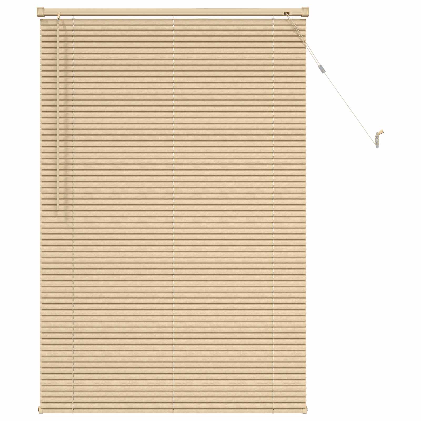 Venetiaanse Blind Lichtbruin met Patroon 150 x 90 cm PVC is nu te koop bij PeponiXL, paradijselijk wonen!