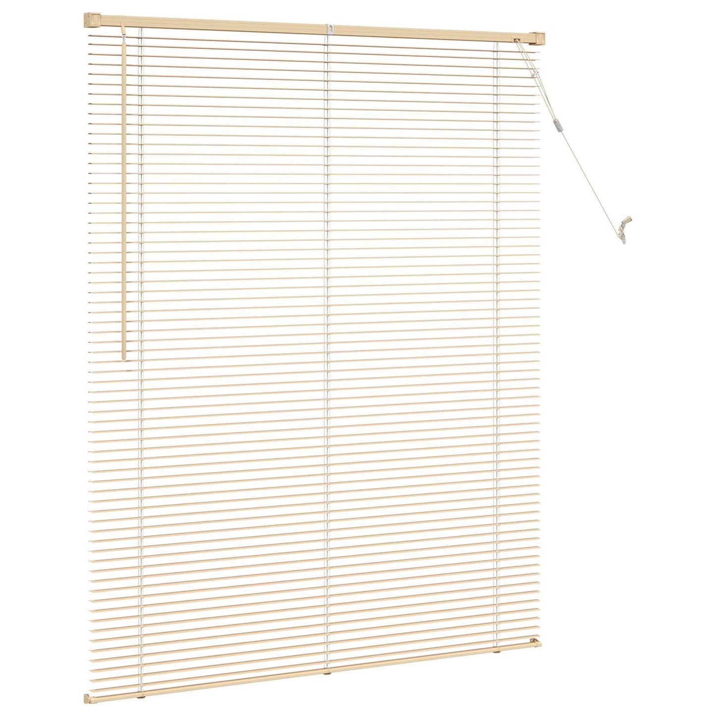 Venetiaanse Blind Lichtbruin met Patroon 150 x 120 cm PVC is nu te koop bij PeponiXL, paradijselijk wonen!