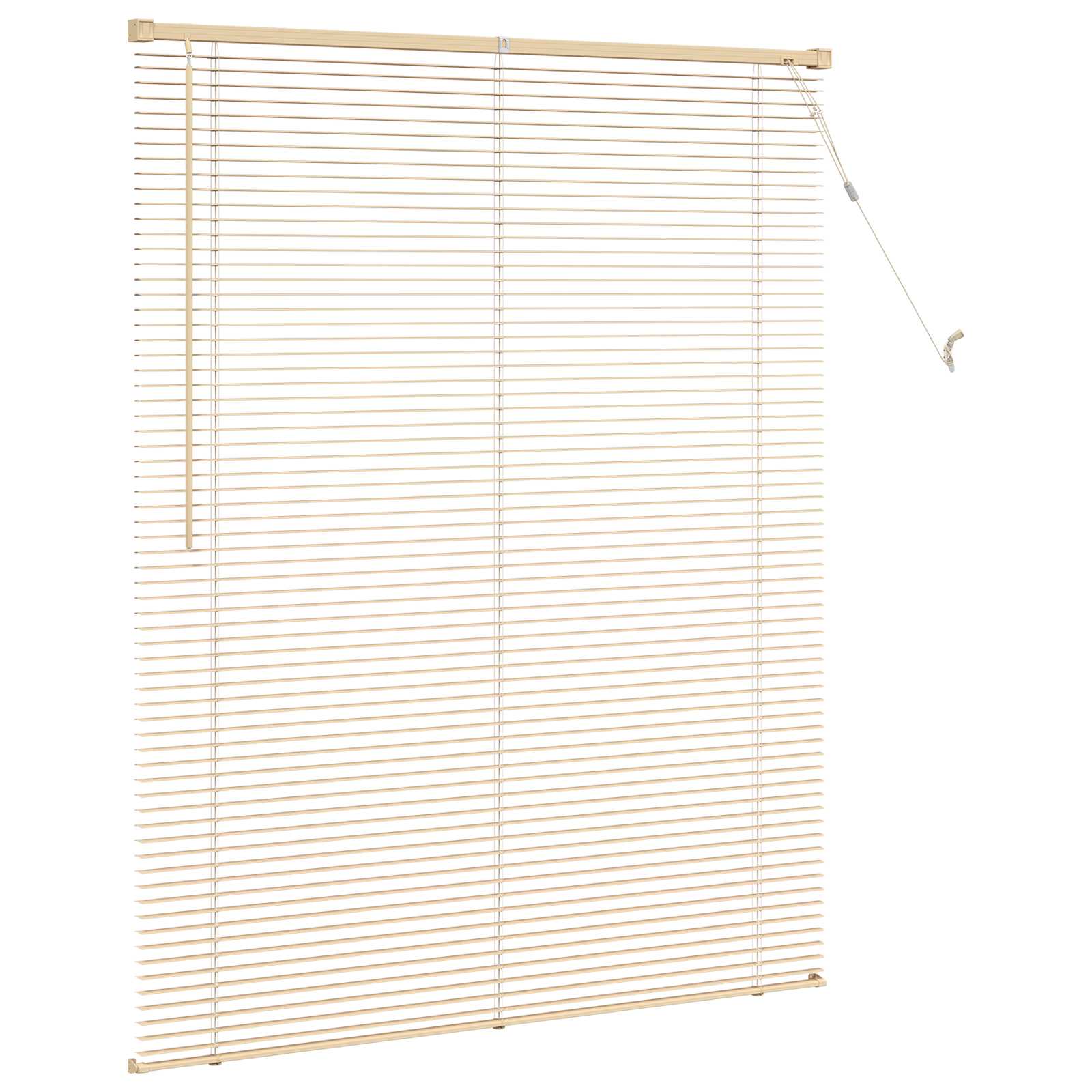 Venetiaanse Blind Lichtbruin met Patroon 150 x 120 cm PVC is nu te koop bij PeponiXL, paradijselijk wonen!