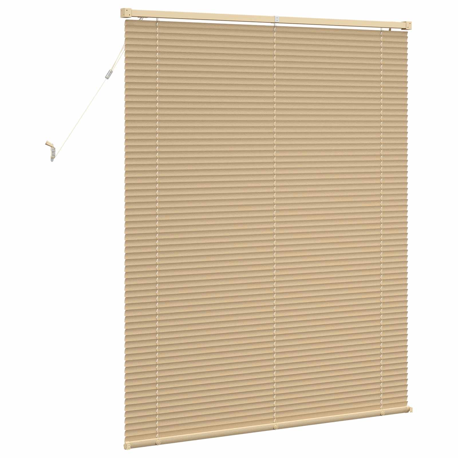 Venetiaanse Blind Lichtbruin met Patroon 150 x 120 cm PVC is nu te koop bij PeponiXL, paradijselijk wonen!