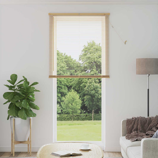 Venetiaanse Blind Lichtbruin met Patroon 213 x 80 cm PVC is nu te koop bij PeponiXL, paradijselijk wonen!