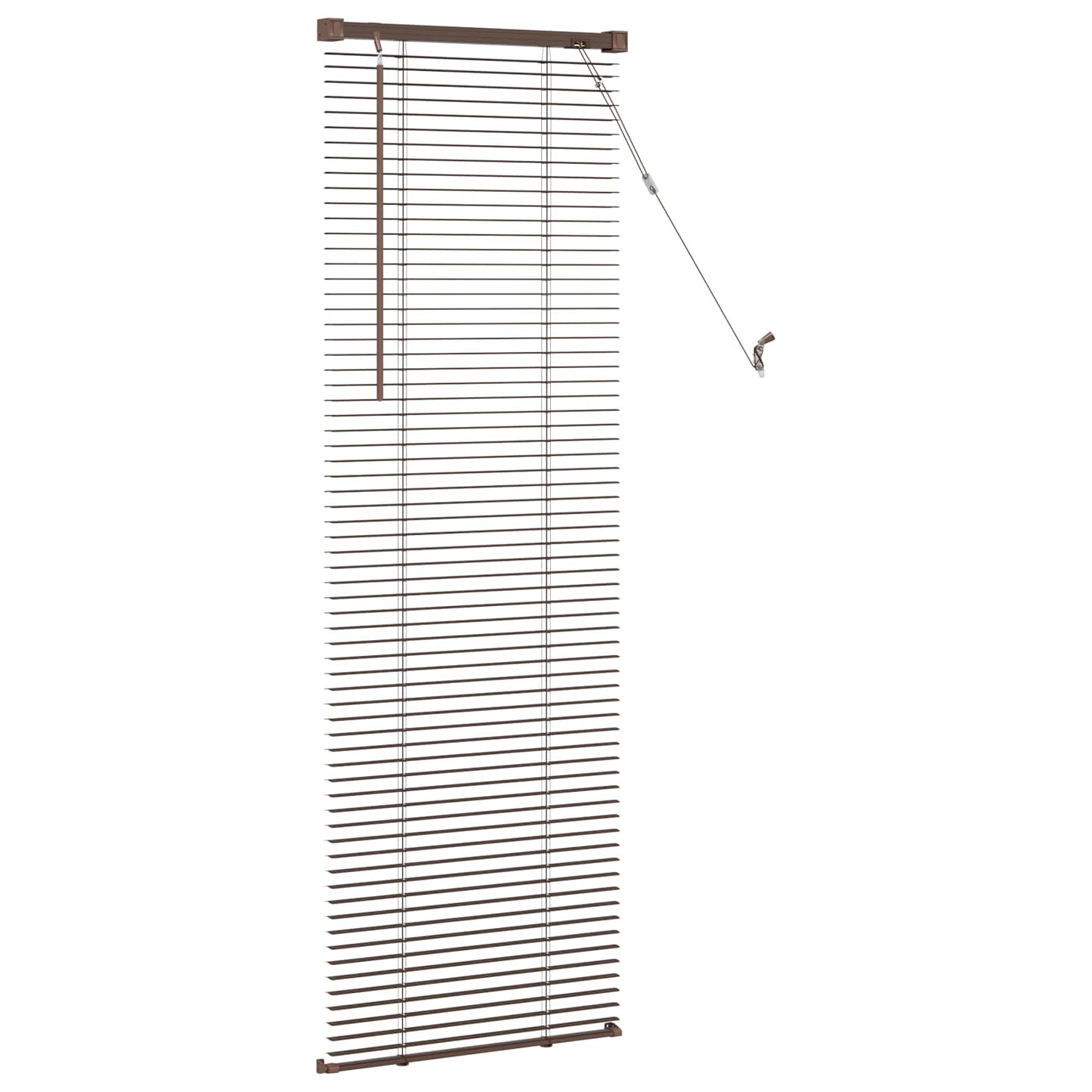 Venetiaanse Blind Donkerbruin met Patroon 150 x 40 cm PVC is nu te koop bij PeponiXL, paradijselijk wonen!