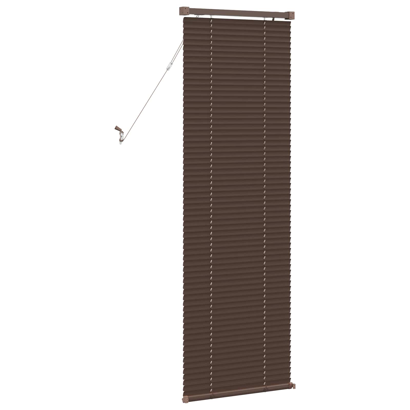 Venetiaanse Blind Donkerbruin met Patroon 150 x 40 cm PVC is nu te koop bij PeponiXL, paradijselijk wonen!