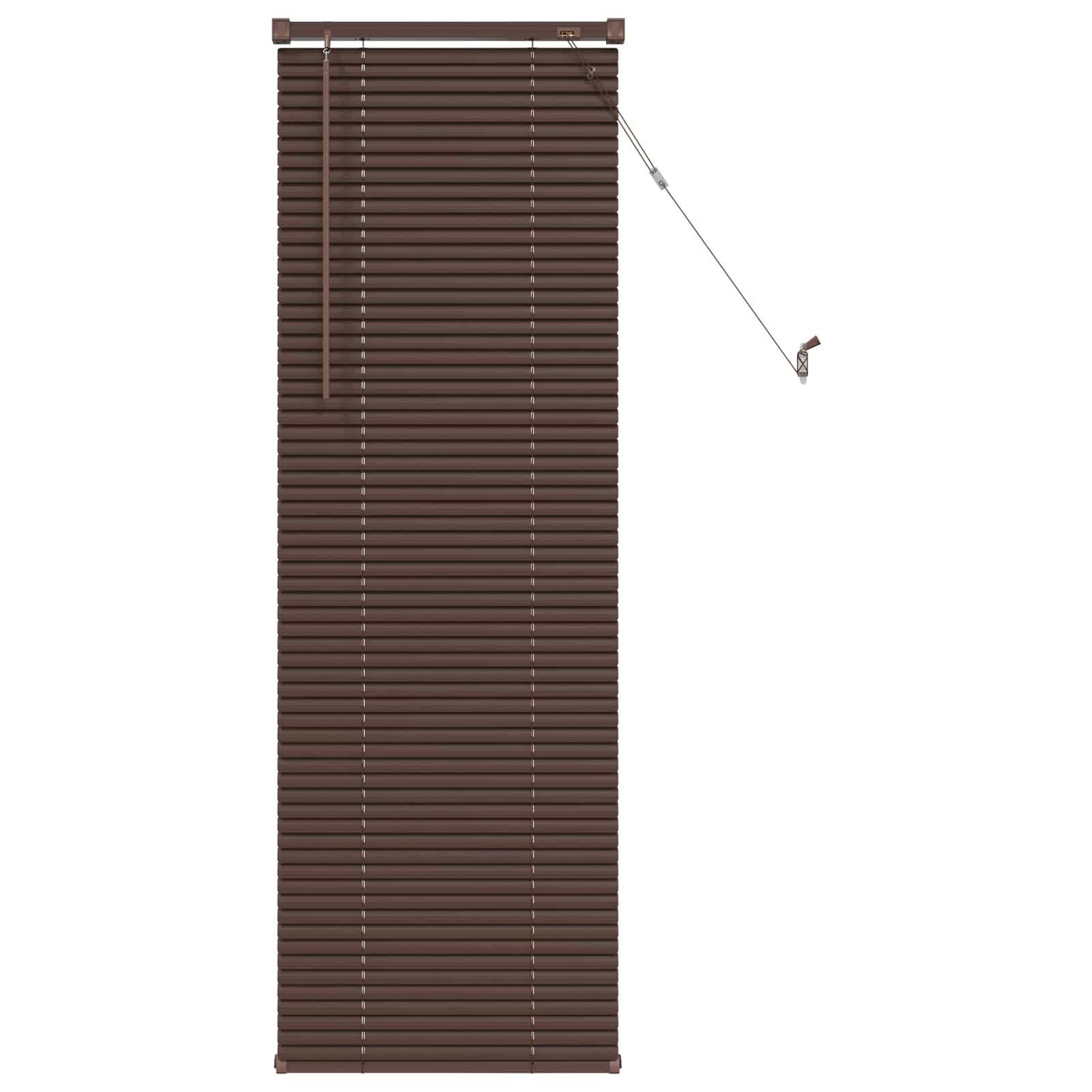Venetiaanse Blind Donkerbruin met Patroon 150 x 40 cm PVC is nu te koop bij PeponiXL, paradijselijk wonen!