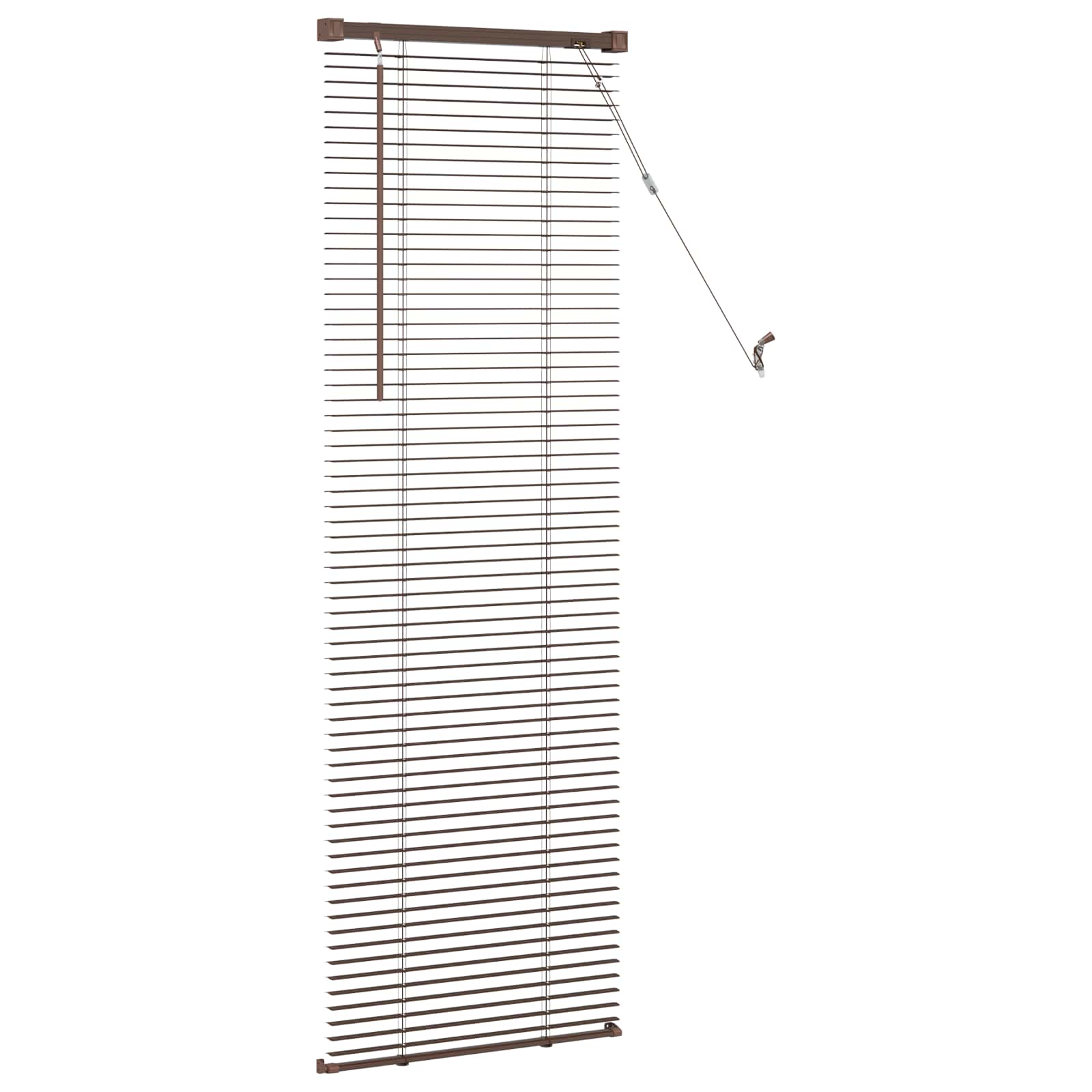Venetiaanse Blind Donkerbruin met Patroon 150 x 50 cm PVC is nu te koop bij PeponiXL, paradijselijk wonen!