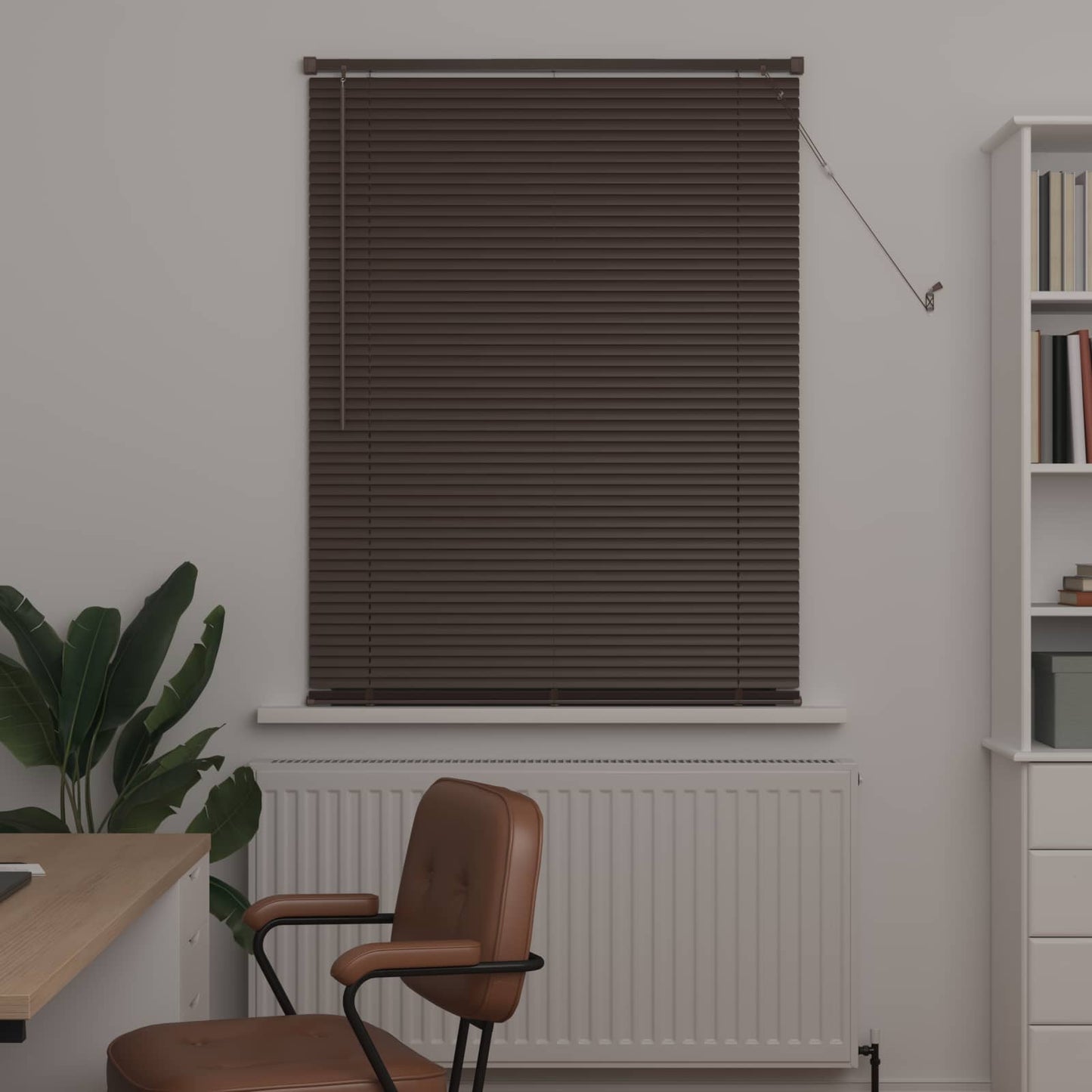 Venetiaanse Blind Donkerbruin met Patroon 150 x 70 cm PVC is nu te koop bij PeponiXL, paradijselijk wonen!