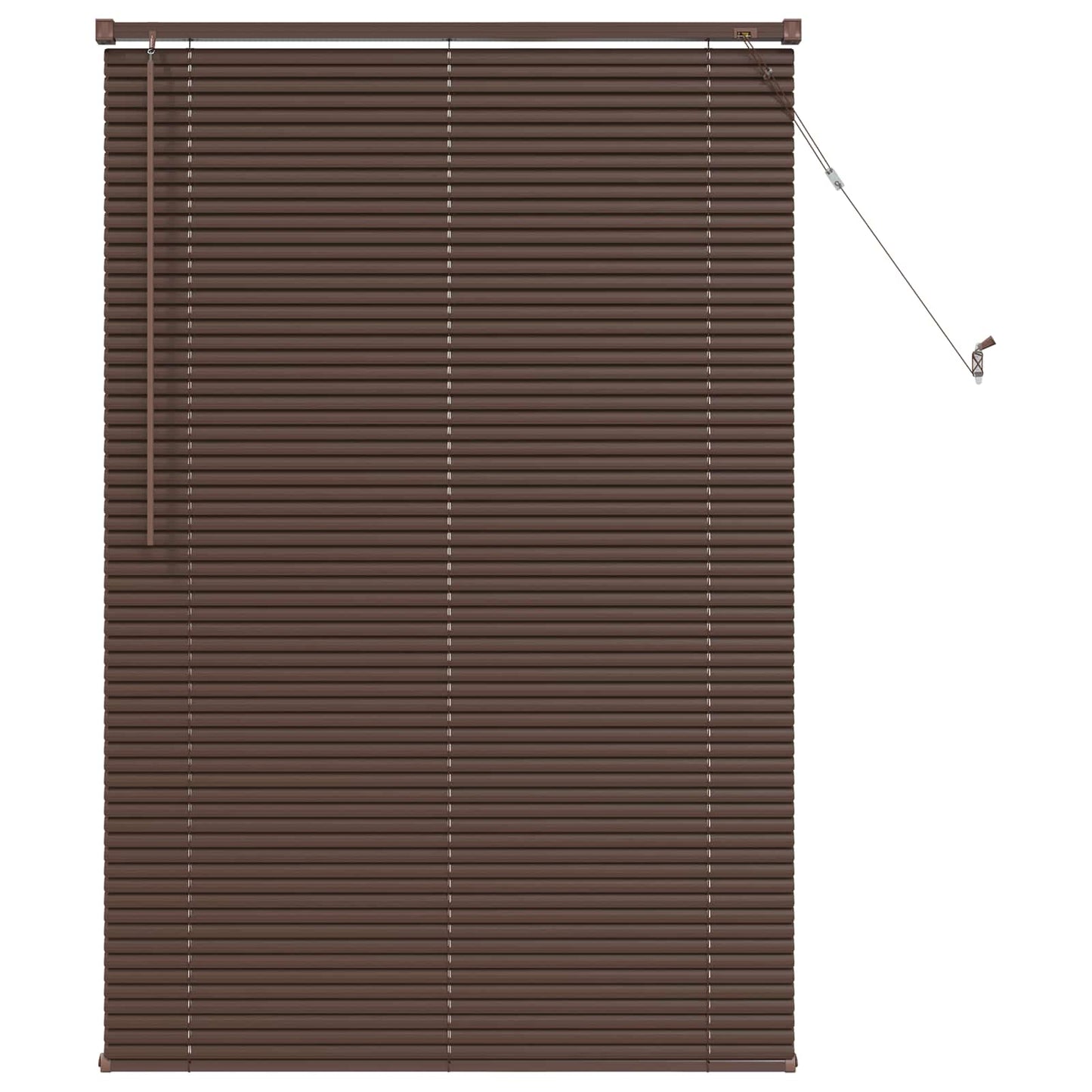 Venetiaanse Blind Donkerbruin met Patroon 150 x 80 cm PVC is nu te koop bij PeponiXL, paradijselijk wonen!