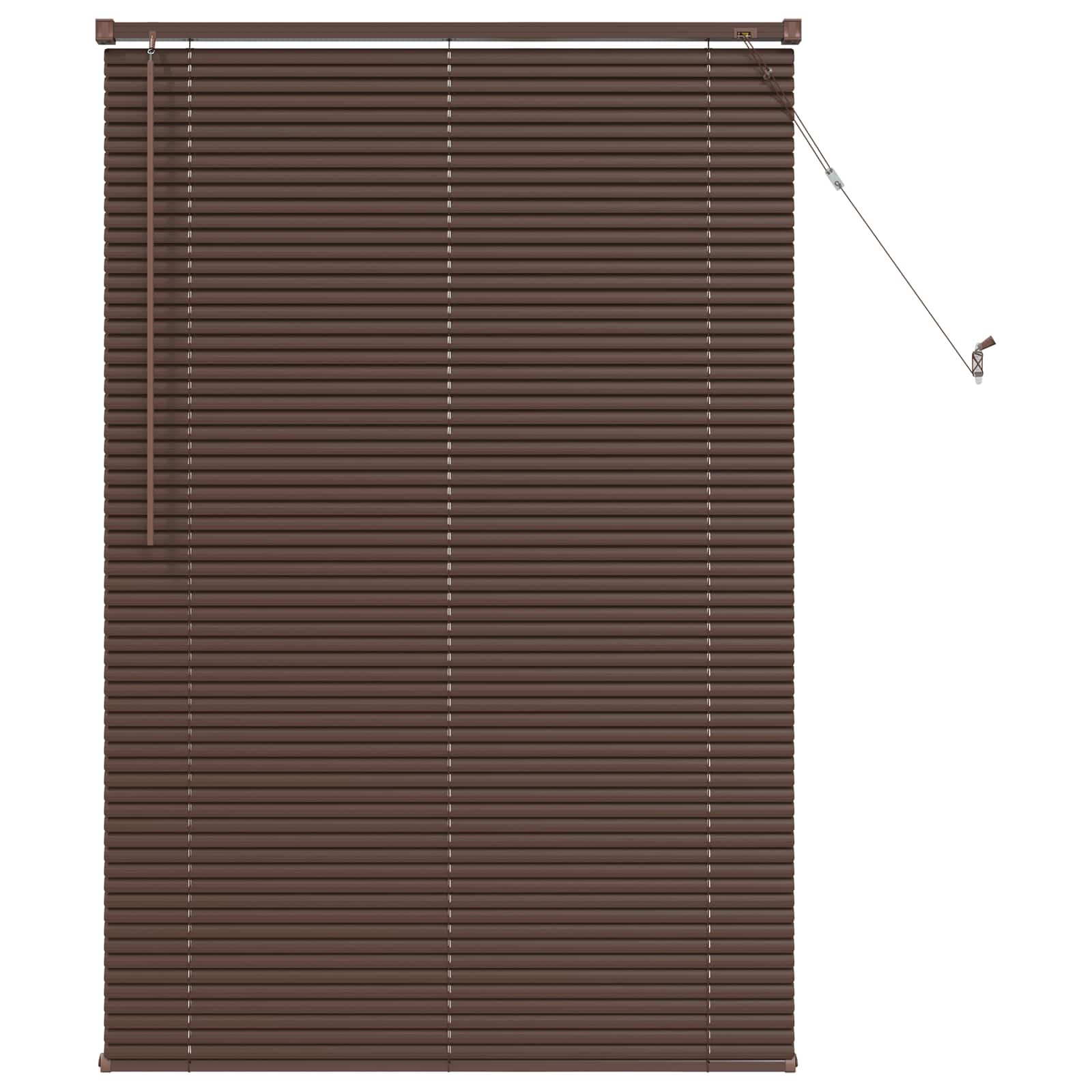 Venetiaanse Blind Donkerbruin met Patroon 150 x 80 cm PVC is nu te koop bij PeponiXL, paradijselijk wonen!