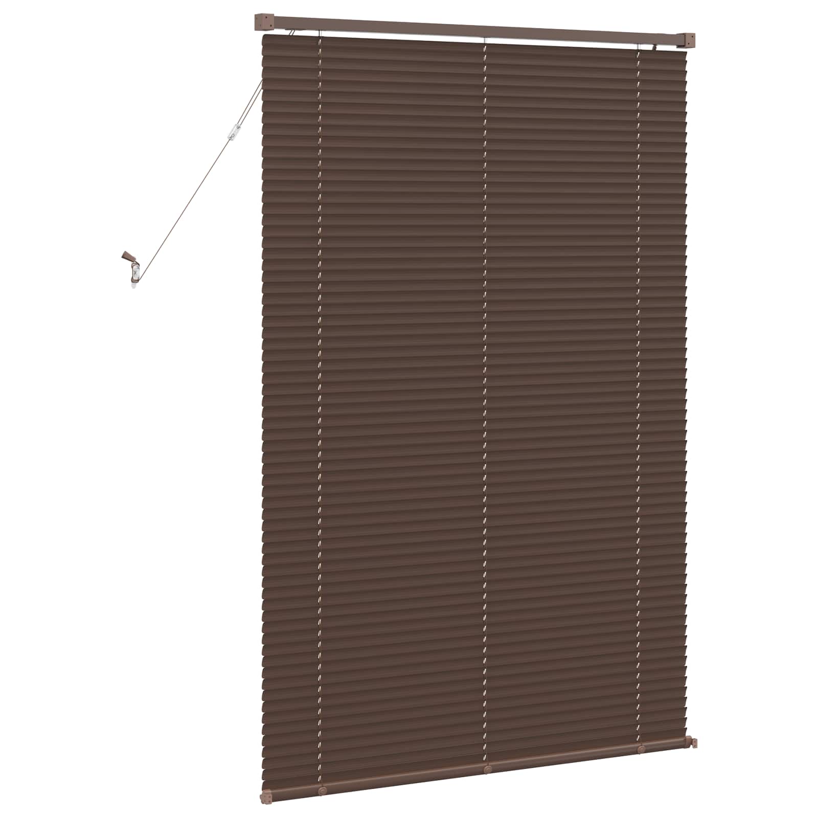 Venetiaanse Blind Donkerbruin met Patroon 150 x 90 cm PVC is nu te koop bij PeponiXL, paradijselijk wonen!