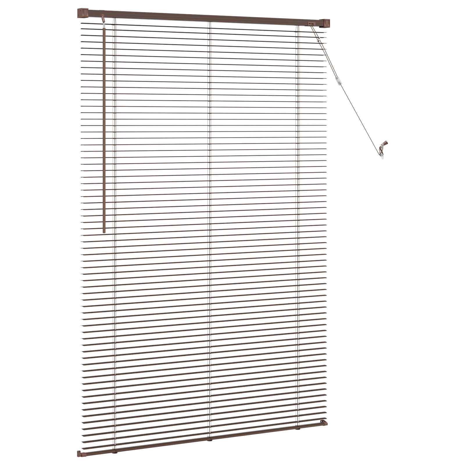 Venetiaanse Blind Donkerbruin met Patroon 150 x 100 cm PVC is nu te koop bij PeponiXL, paradijselijk wonen!
