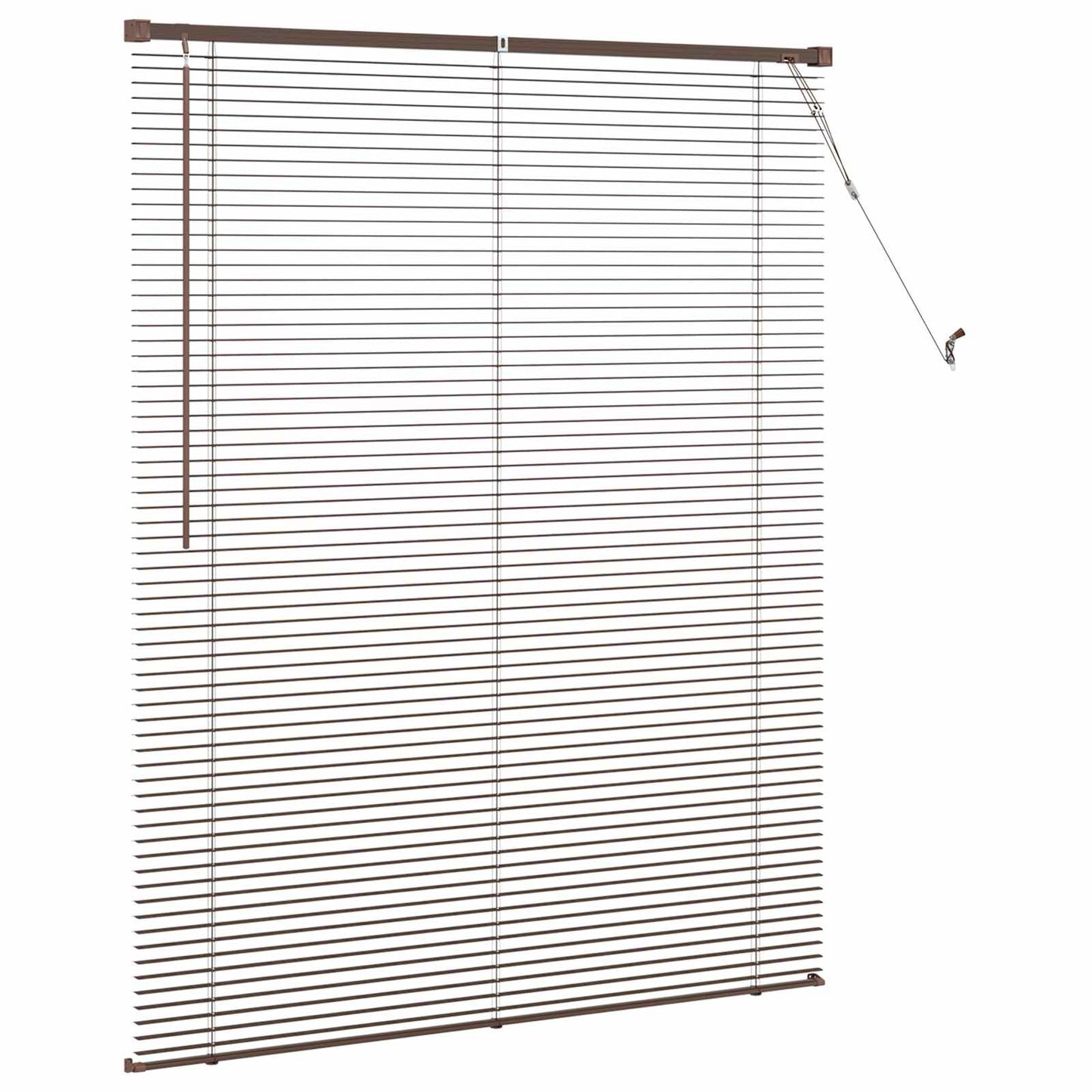 Venetiaanse Blind Donkerbruin met Patroon 150 x 110 cm PVC is nu te koop bij PeponiXL, paradijselijk wonen!