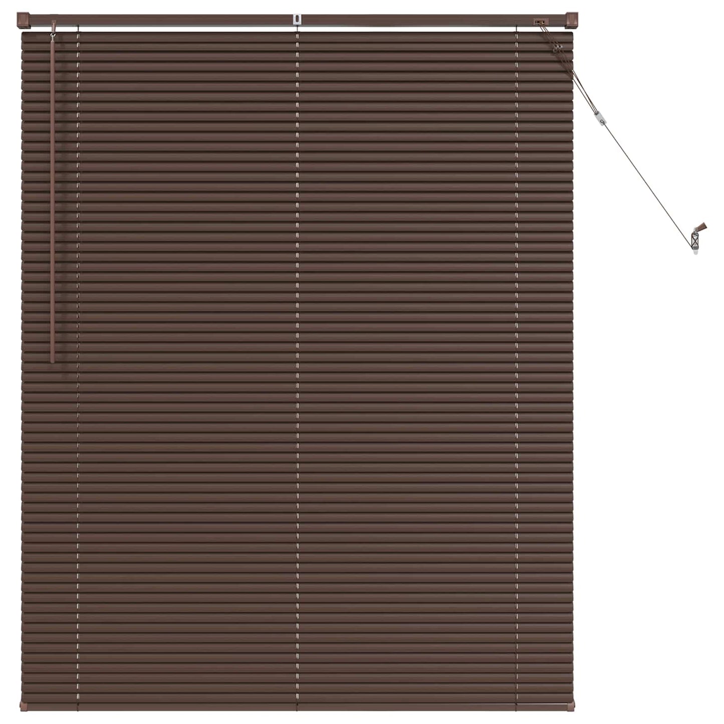 Venetiaanse Blind Donkerbruin met Patroon 150 x 110 cm PVC is nu te koop bij PeponiXL, paradijselijk wonen!