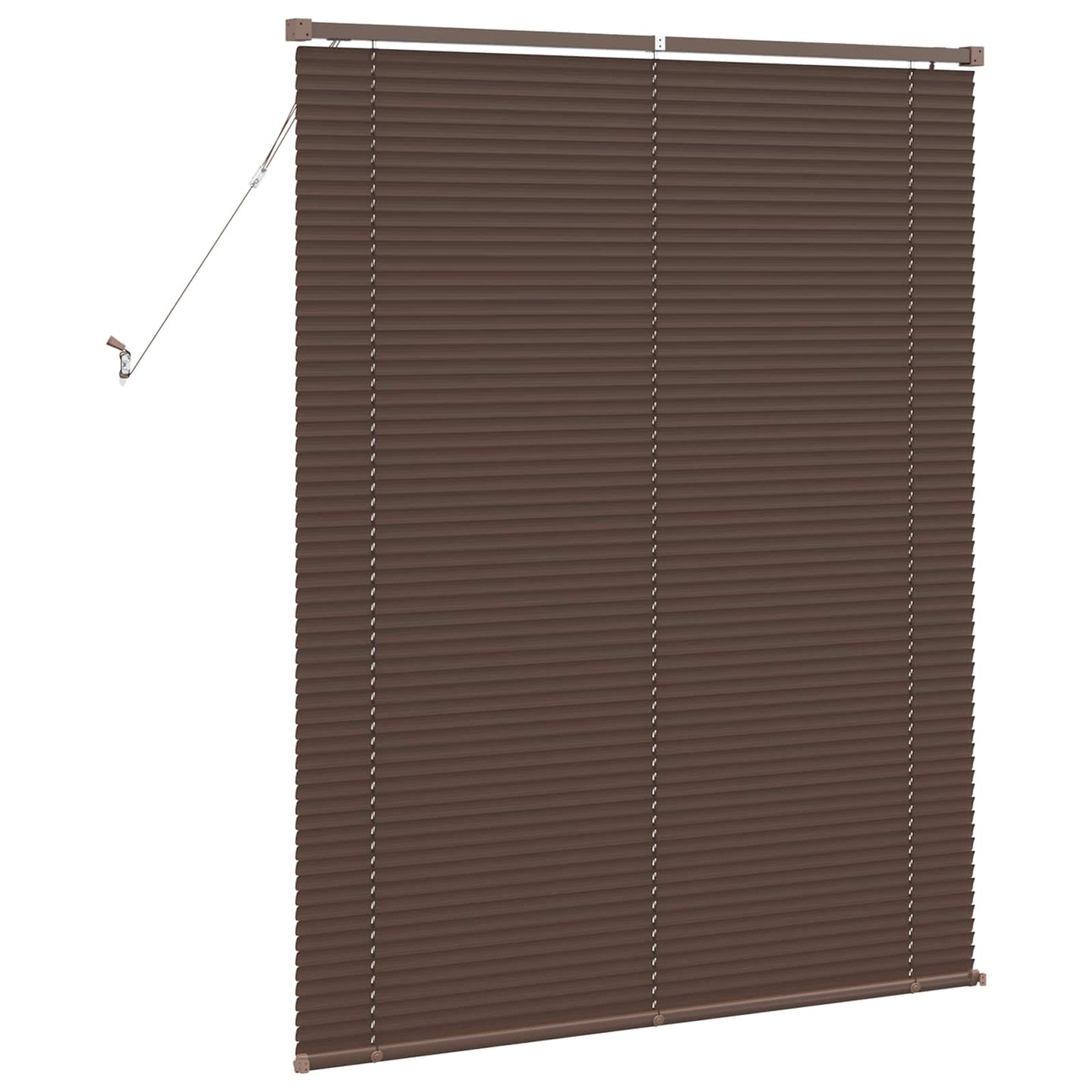Venetiaanse Blind Donkerbruin met Patroon 150 x 120 cm PVC is nu te koop bij PeponiXL, paradijselijk wonen!