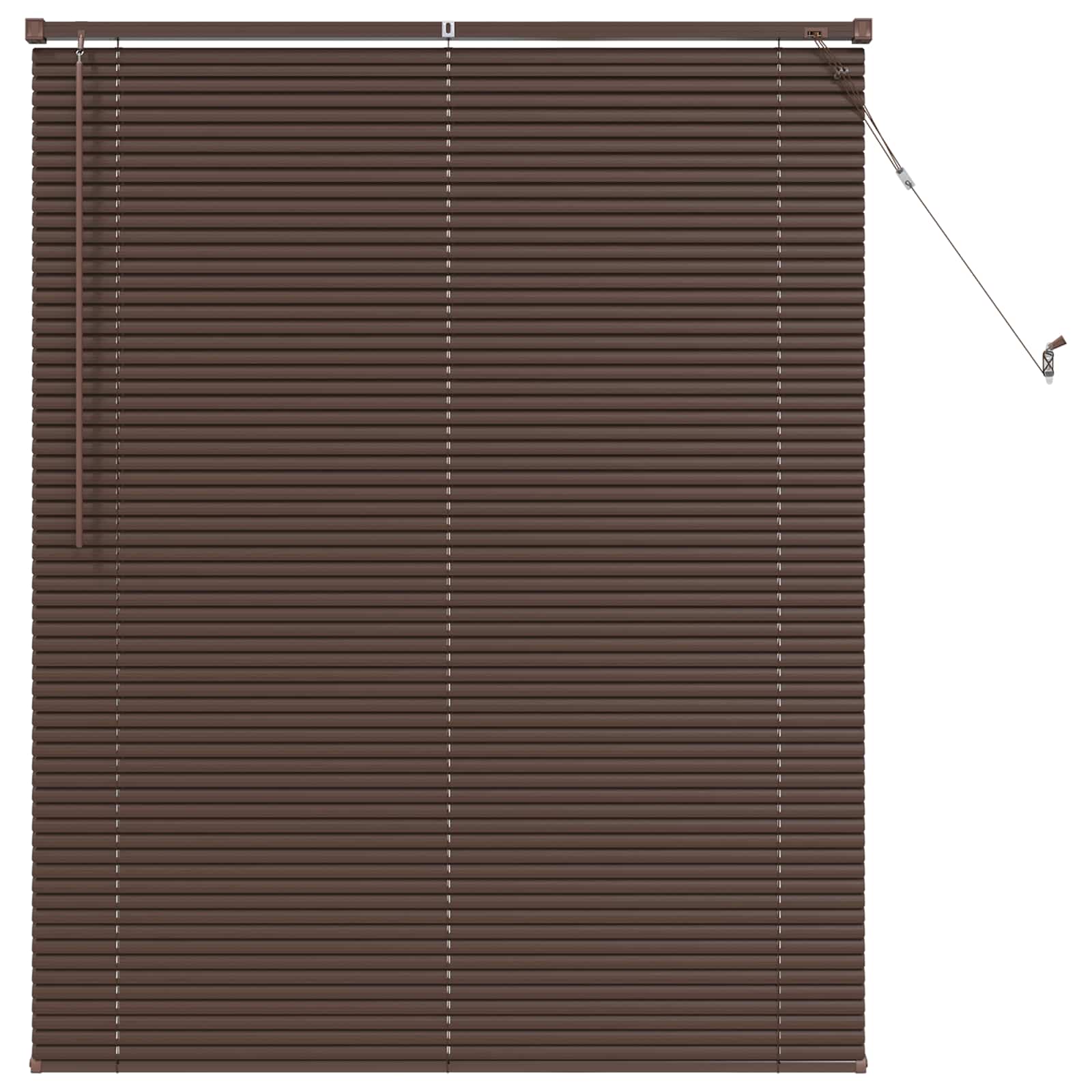 Venetiaanse Blind Donkerbruin met Patroon 150 x 120 cm PVC is nu te koop bij PeponiXL, paradijselijk wonen!