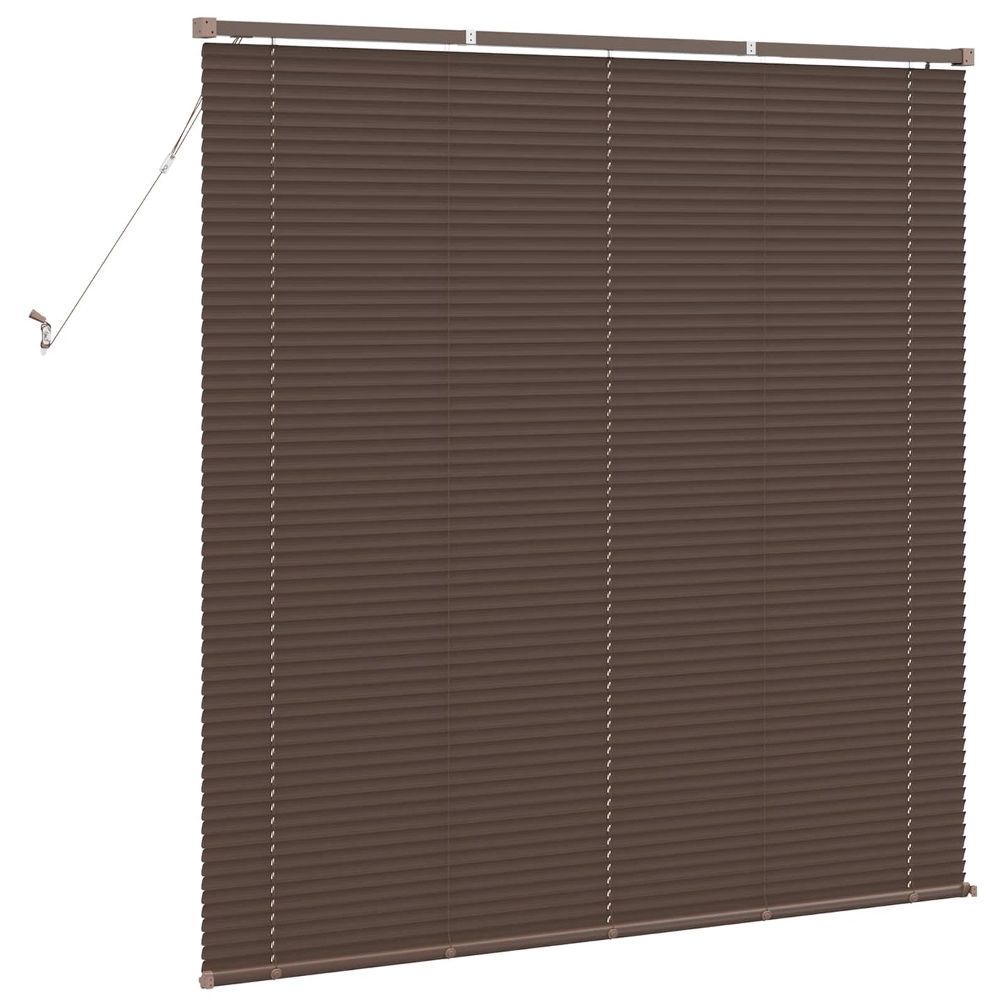 Venetiaanse Blind Donkerbruin met Patroon 150 x 140 cm PVC is nu te koop bij PeponiXL, paradijselijk wonen!