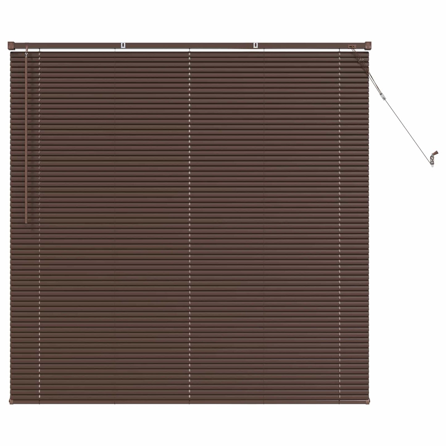 Venetiaanse Blind Donkerbruin met Patroon 150 x 140 cm PVC is nu te koop bij PeponiXL, paradijselijk wonen!