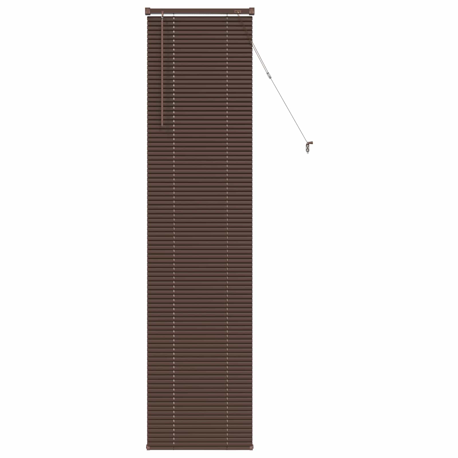 Venetiaanse Blind Donkerbruin met Patroon 213 x 40 cm PVC is nu te koop bij PeponiXL, paradijselijk wonen!