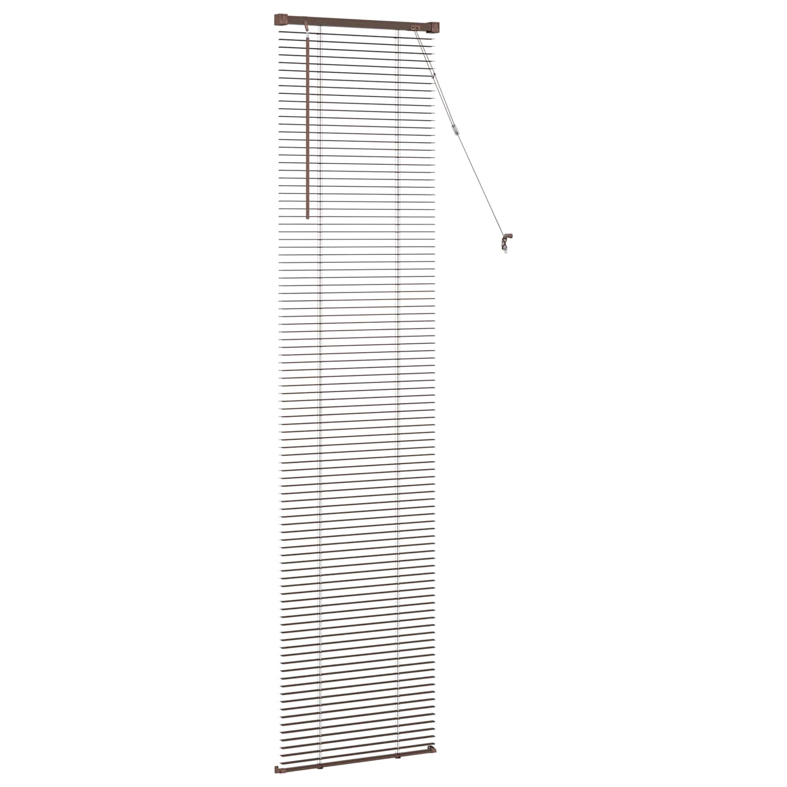 Venetiaanse Blind Donkerbruin met Patroon 213 x 50 cm PVC is nu te koop bij PeponiXL, paradijselijk wonen!