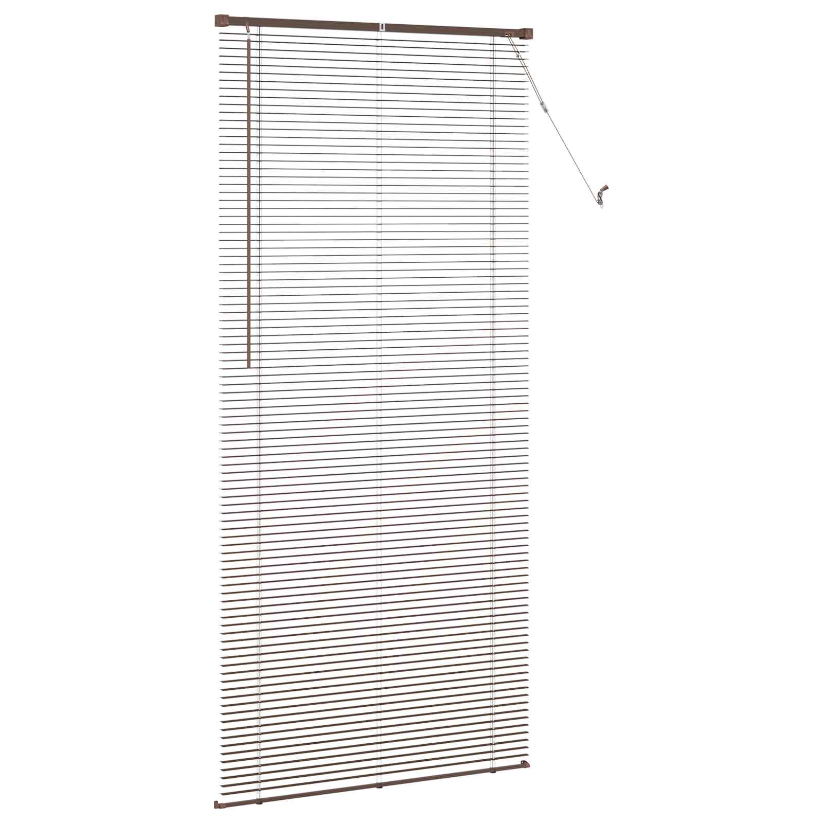 Venetiaanse Blind Donkerbruin met Patroon 213 x 100 cm PVC is nu te koop bij PeponiXL, paradijselijk wonen!