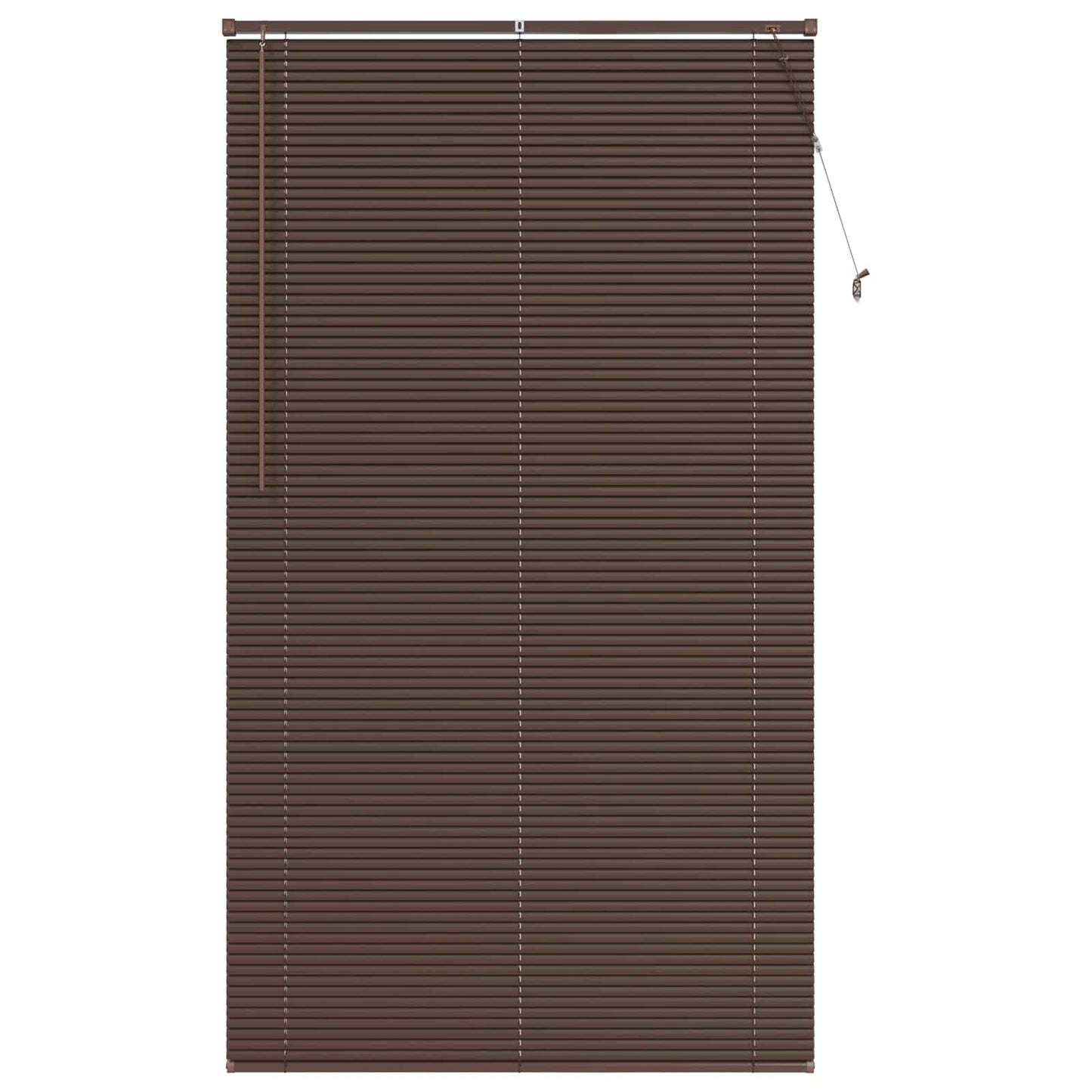 Venetiaanse Blind Donkerbruin met Patroon 213 x 110 cm PVC is nu te koop bij PeponiXL, paradijselijk wonen!