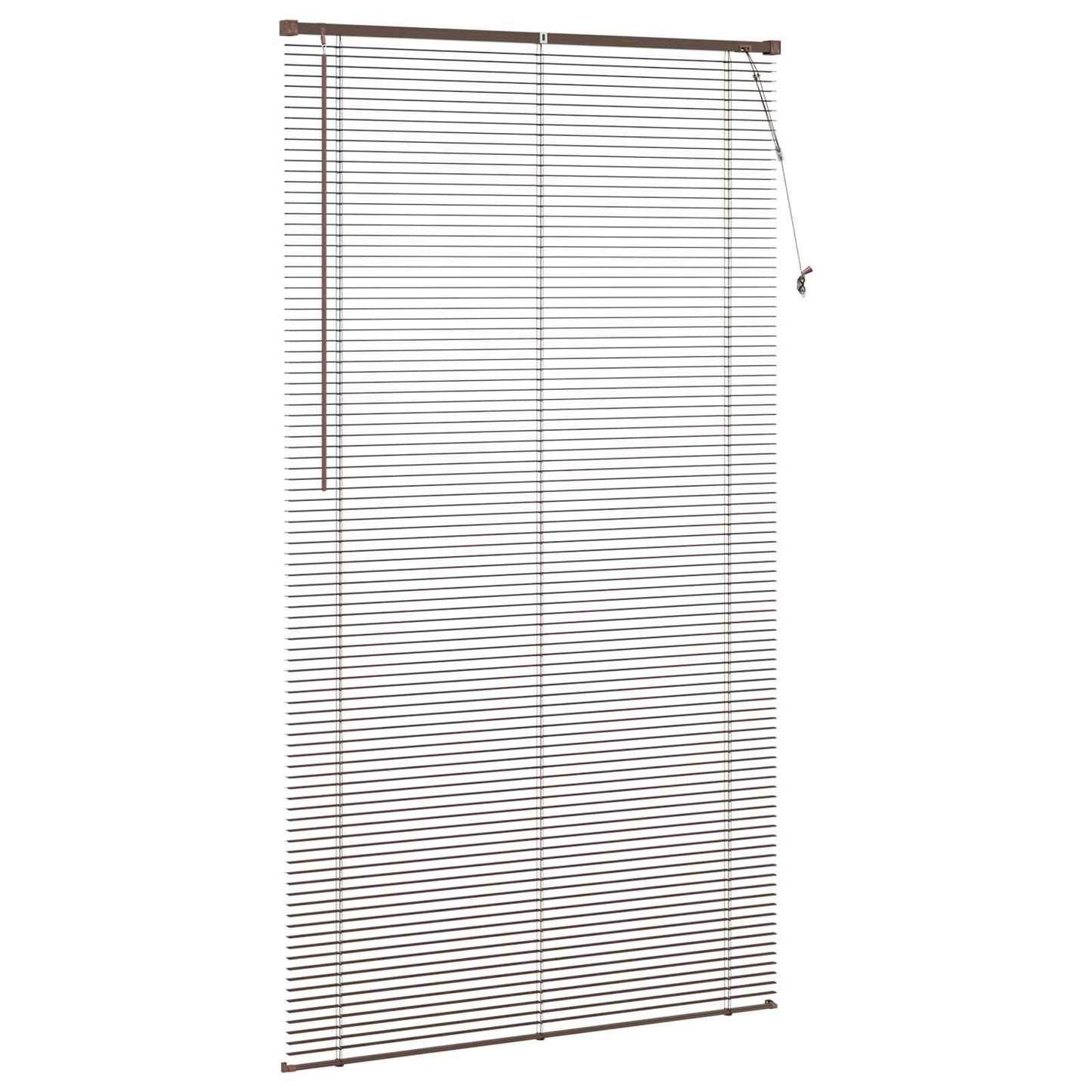 Venetiaanse Blind Donkerbruin met Patroon 213 x 120 cm PVC is nu te koop bij PeponiXL, paradijselijk wonen!