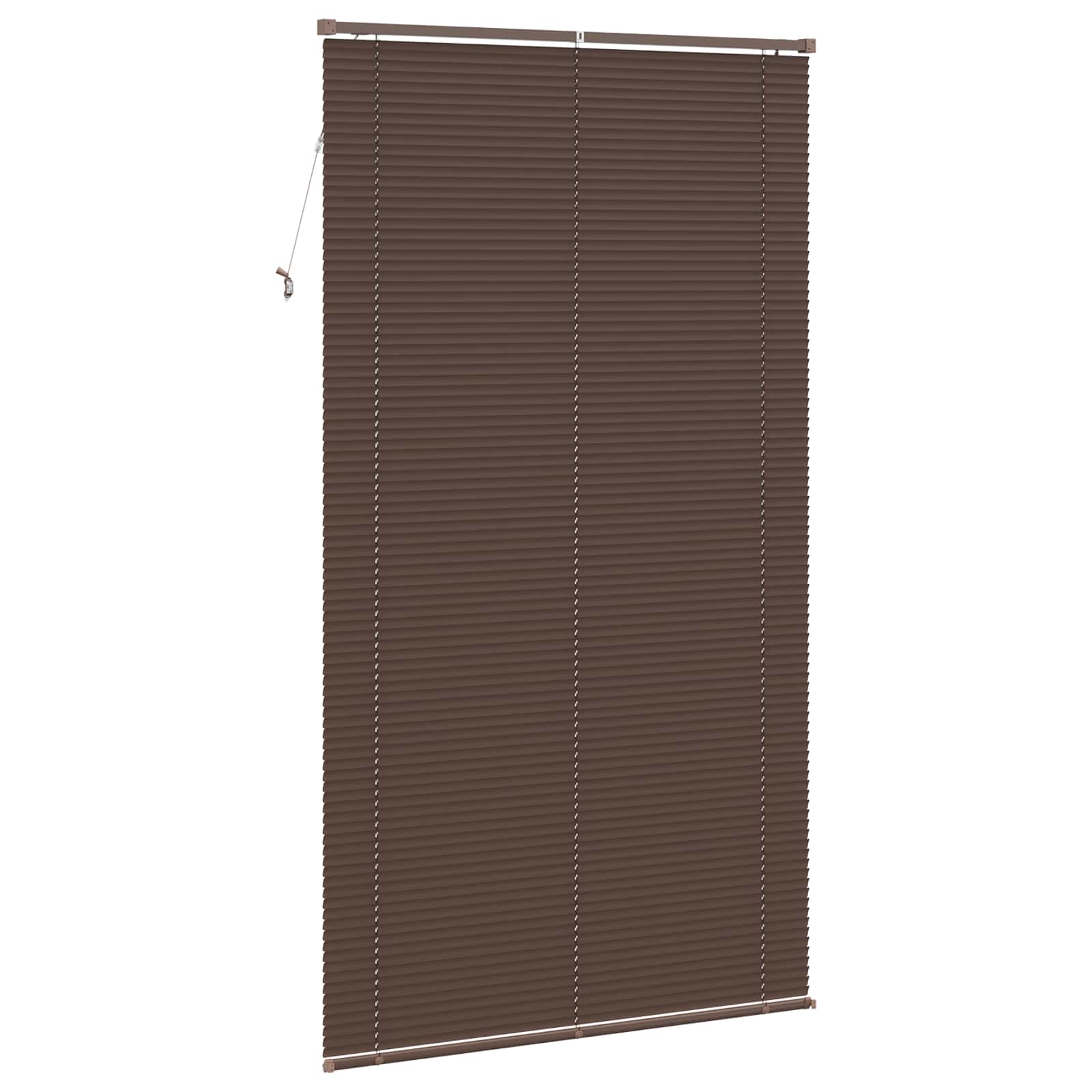 Venetiaanse Blind Donkerbruin met Patroon 213 x 120 cm PVC is nu te koop bij PeponiXL, paradijselijk wonen!