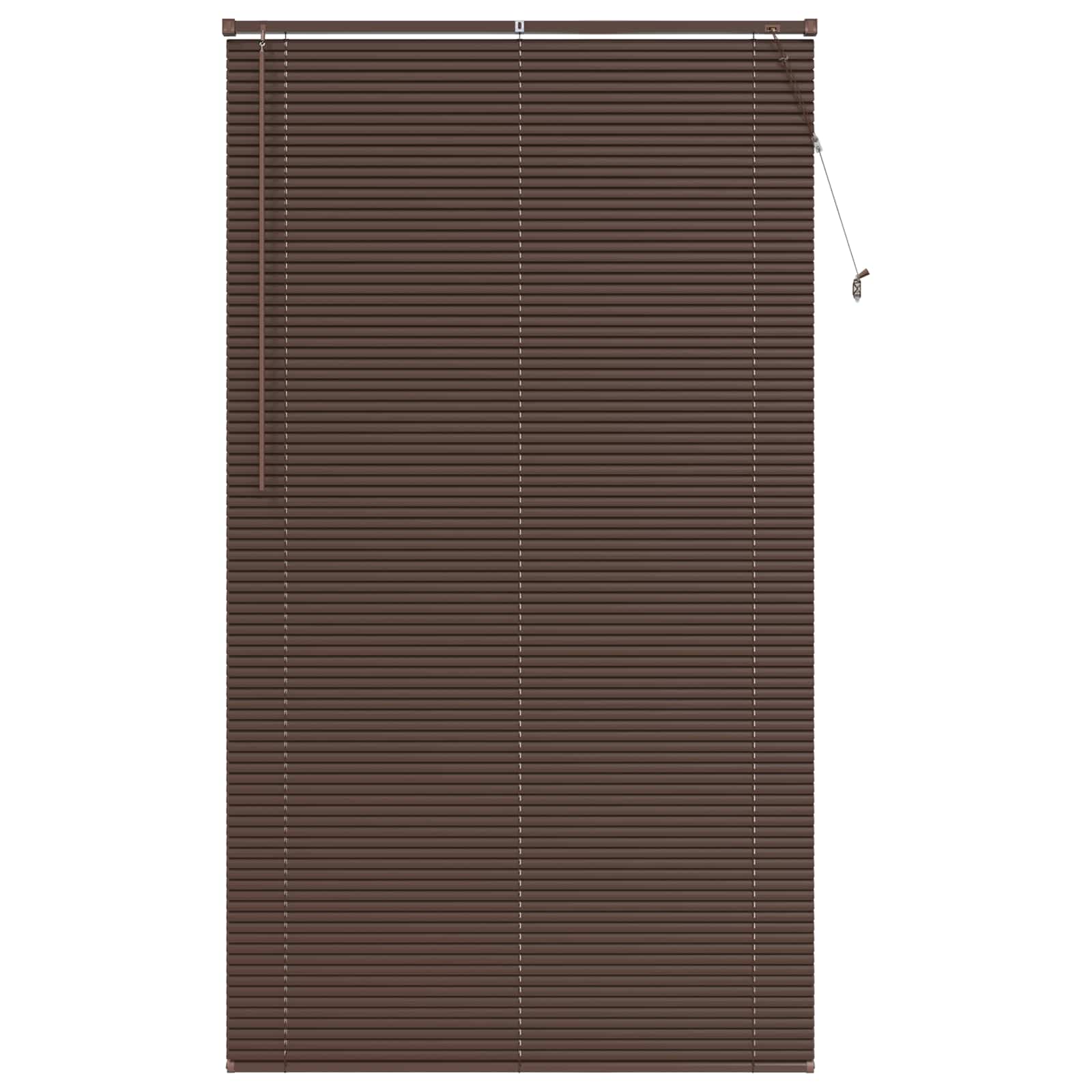 Venetiaanse Blind Donkerbruin met Patroon 213 x 120 cm PVC is nu te koop bij PeponiXL, paradijselijk wonen!