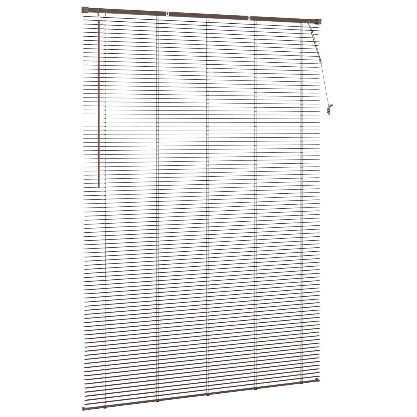 Venetiaanse Blind Donkerbruin met Patroon 213 x 130 cm PVC is nu te koop bij PeponiXL, paradijselijk wonen!