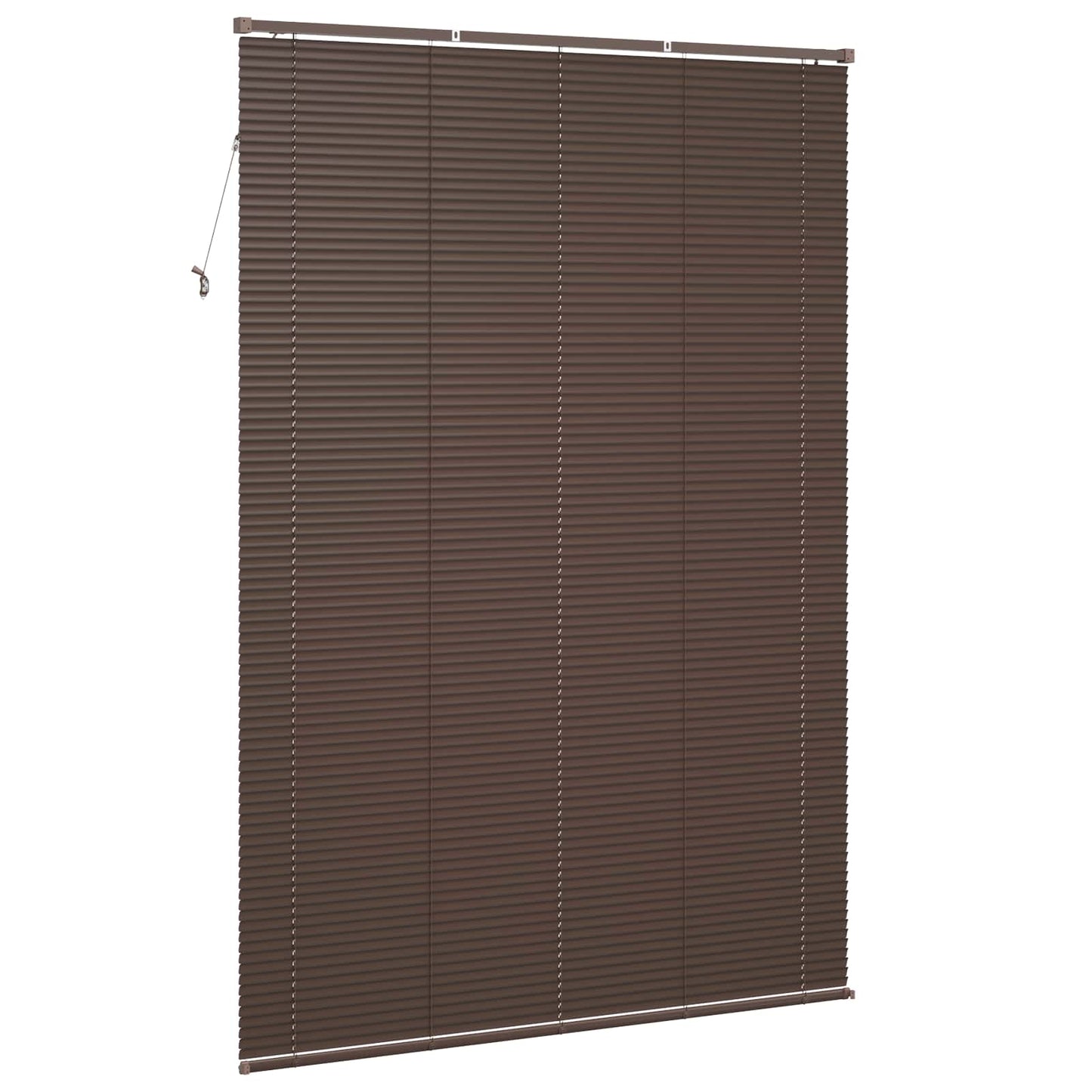 Venetiaanse Blind Donkerbruin met Patroon 213 x 130 cm PVC is nu te koop bij PeponiXL, paradijselijk wonen!