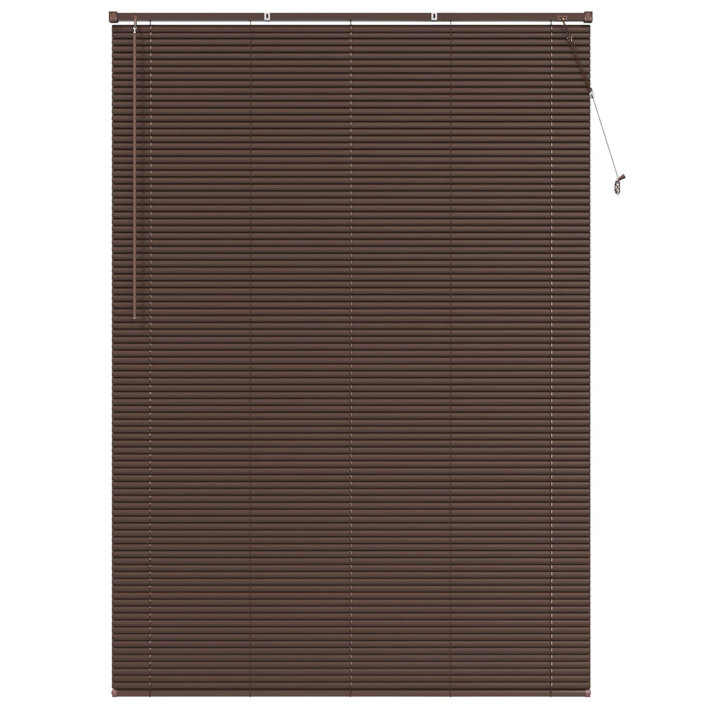 Venetiaanse Blind Donkerbruin met Patroon 213 x 140 cm PVC is nu te koop bij PeponiXL, paradijselijk wonen!