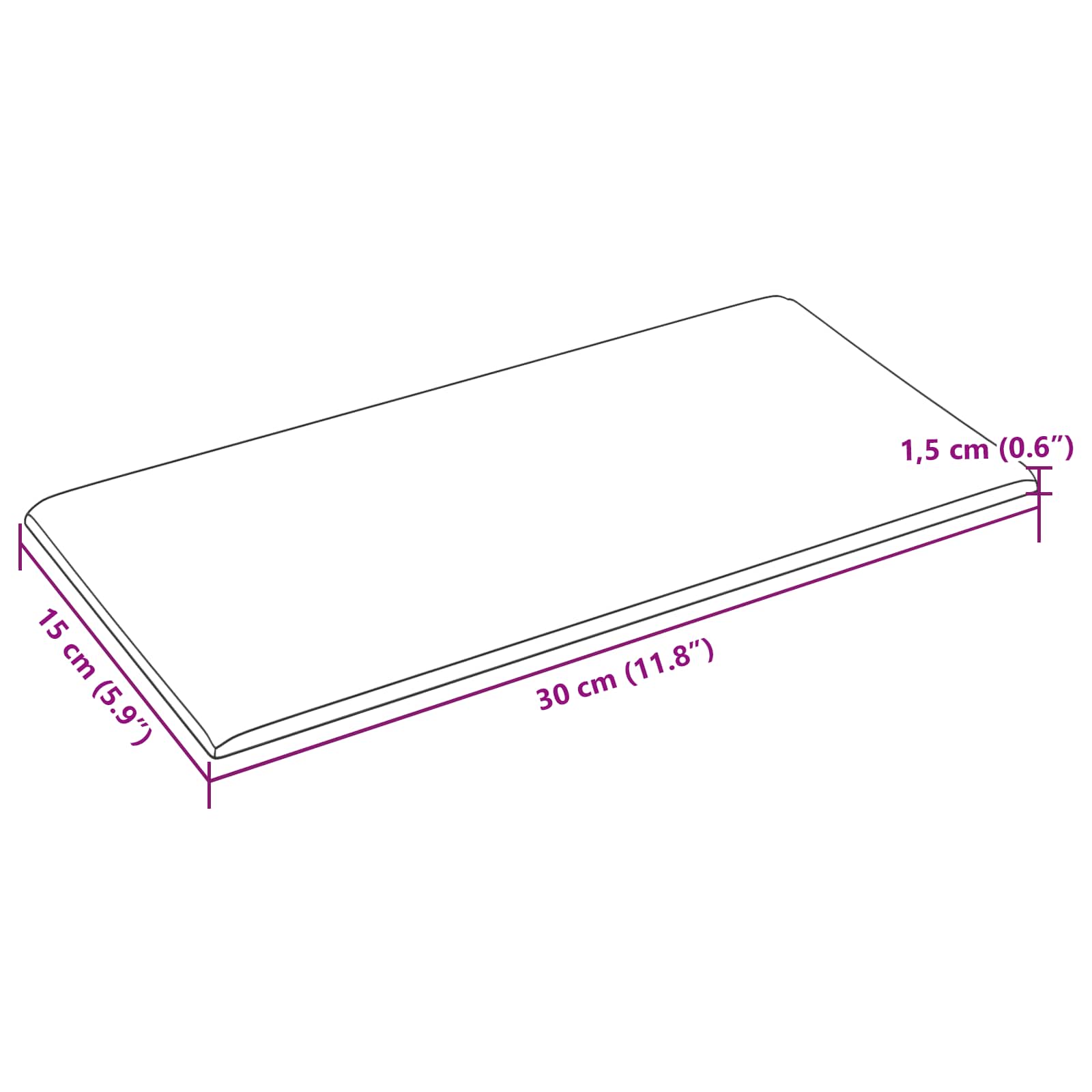 Wandhoofdbord 12 pcs Donkergroen Fluweel is nu te koop bij PeponiXL, paradijselijk wonen!