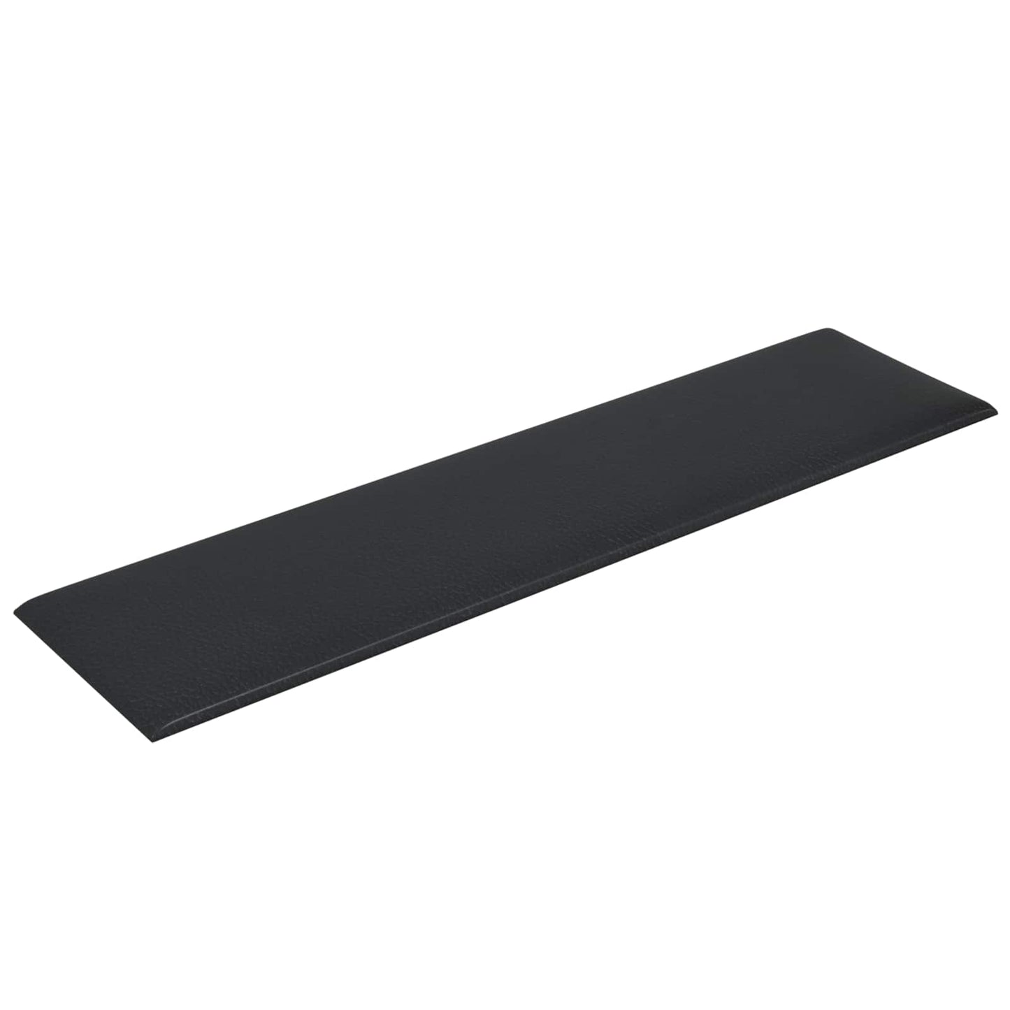 Wandhoofdbord 12 pcs Zwart 60 x 15 cm Stof is nu te koop bij PeponiXL, paradijselijk wonen!
