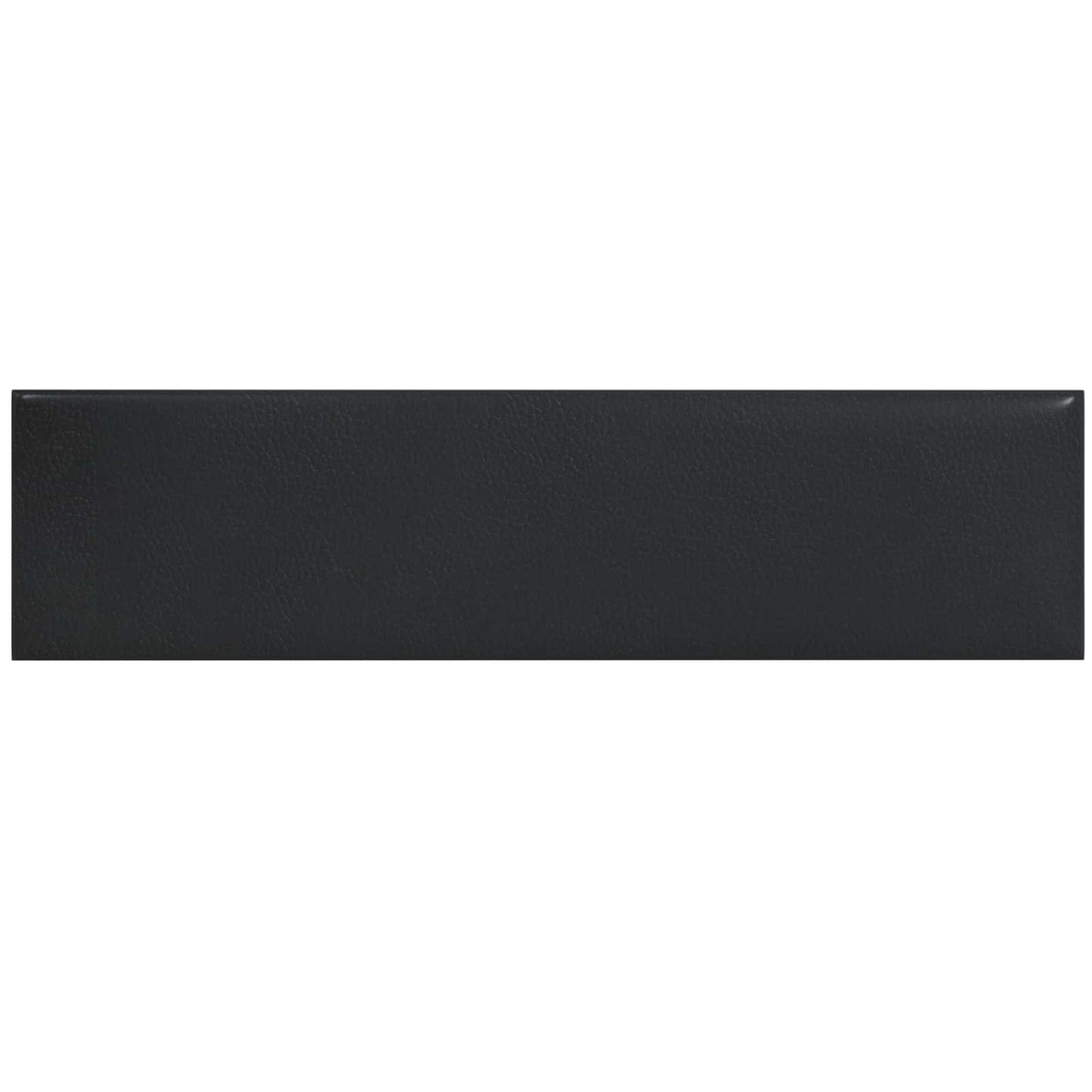 Wandhoofdbord 12 pcs Zwart 60 x 15 cm Stof is nu te koop bij PeponiXL, paradijselijk wonen!