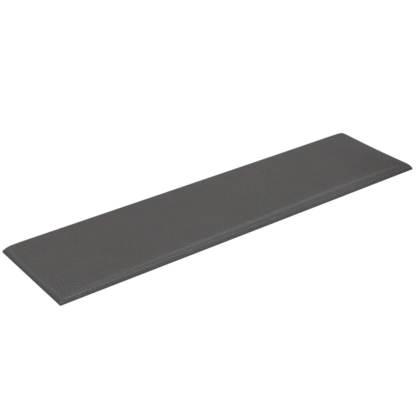 Wandhoofdbord 12 pcs Grijs 60 x 15 cm Stof is nu te koop bij PeponiXL, paradijselijk wonen!
