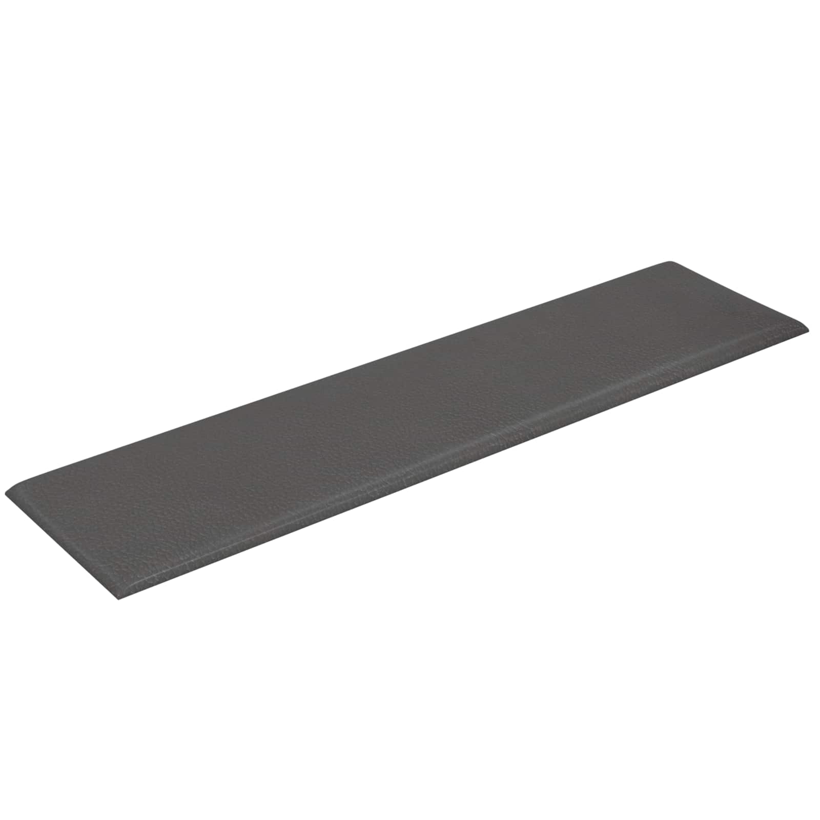 Wandhoofdbord 12 pcs Grijs 60 x 15 cm Stof is nu te koop bij PeponiXL, paradijselijk wonen!