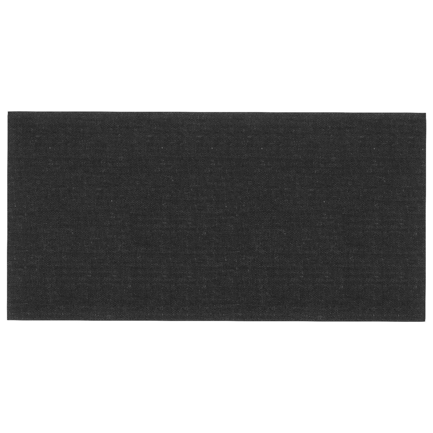 Wandhoofdbord 12 pcs Zwart 60 x 30 cm Stof is nu te koop bij PeponiXL, paradijselijk wonen!