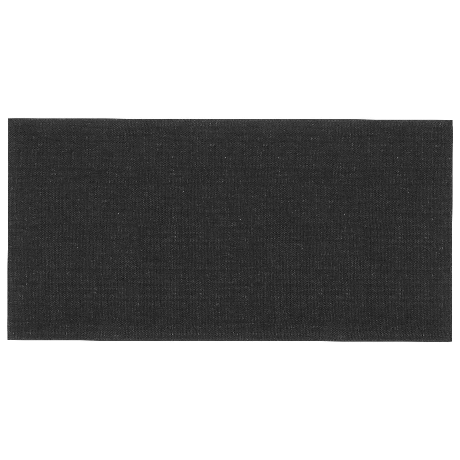 Wandhoofdbord 12 pcs Zwart 60 x 30 cm Stof is nu te koop bij PeponiXL, paradijselijk wonen!