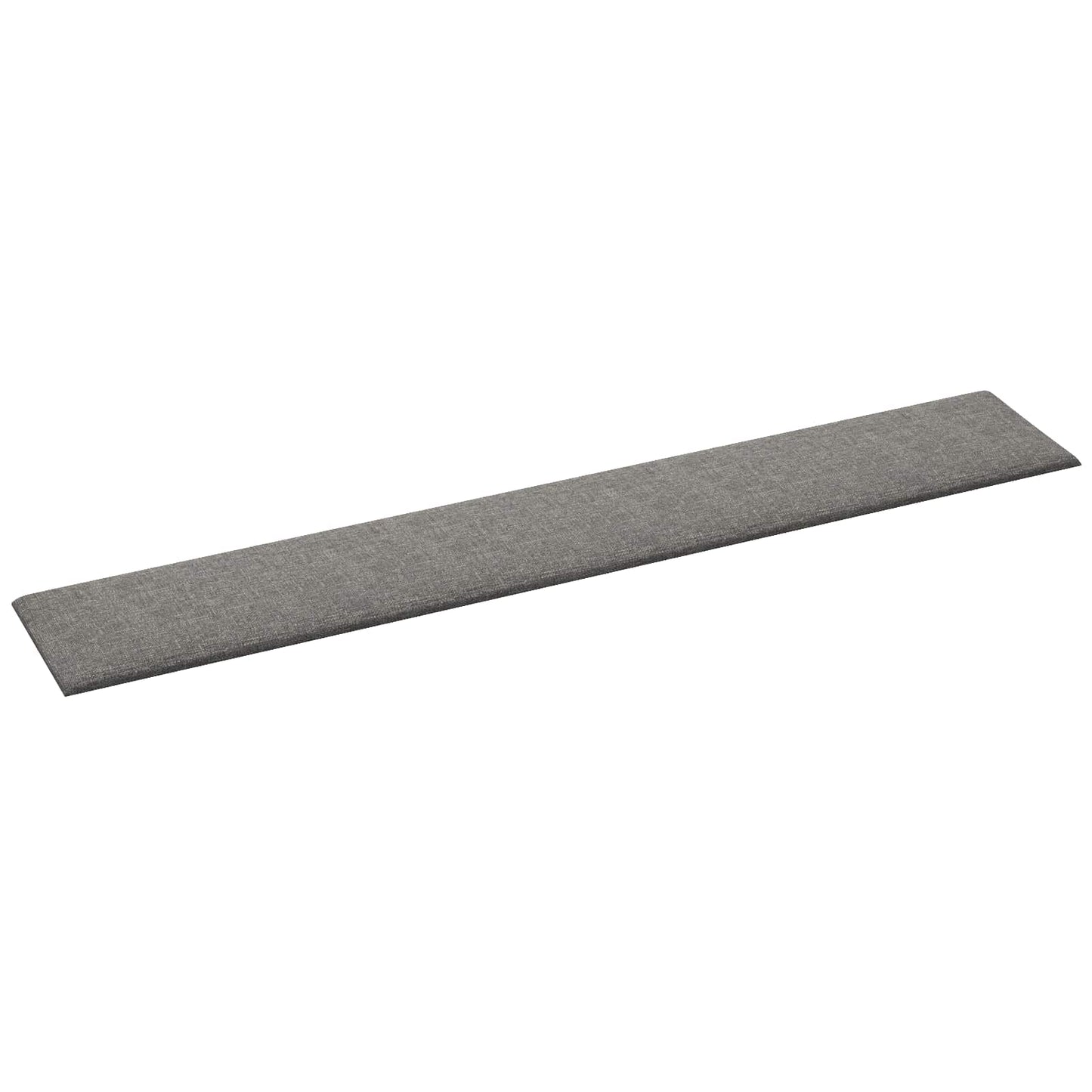 Wandhoofdbord 12 pcs Lichtgrijs 90 x 15 cm Stof is nu te koop bij PeponiXL, paradijselijk wonen!