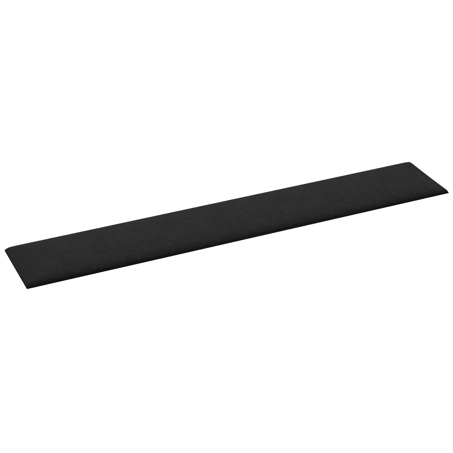 Wandhoofdbord 12 pcs Zwart 90 x 15 cm Stof is nu te koop bij PeponiXL, paradijselijk wonen!
