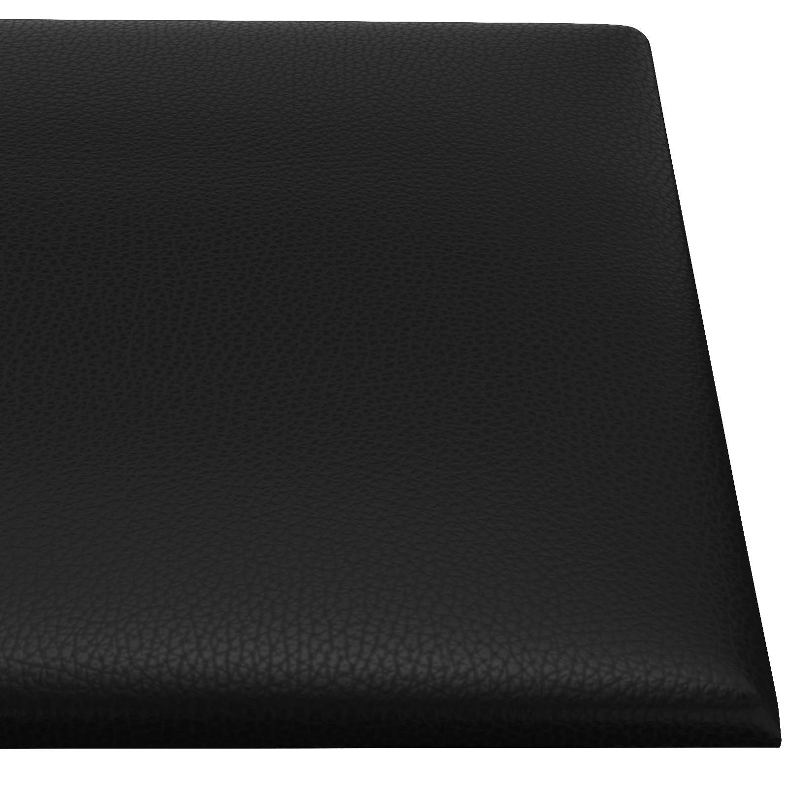 Wandhoofdbord 12 pcs Zwart 90 x 15 cm Stof is nu te koop bij PeponiXL, paradijselijk wonen!