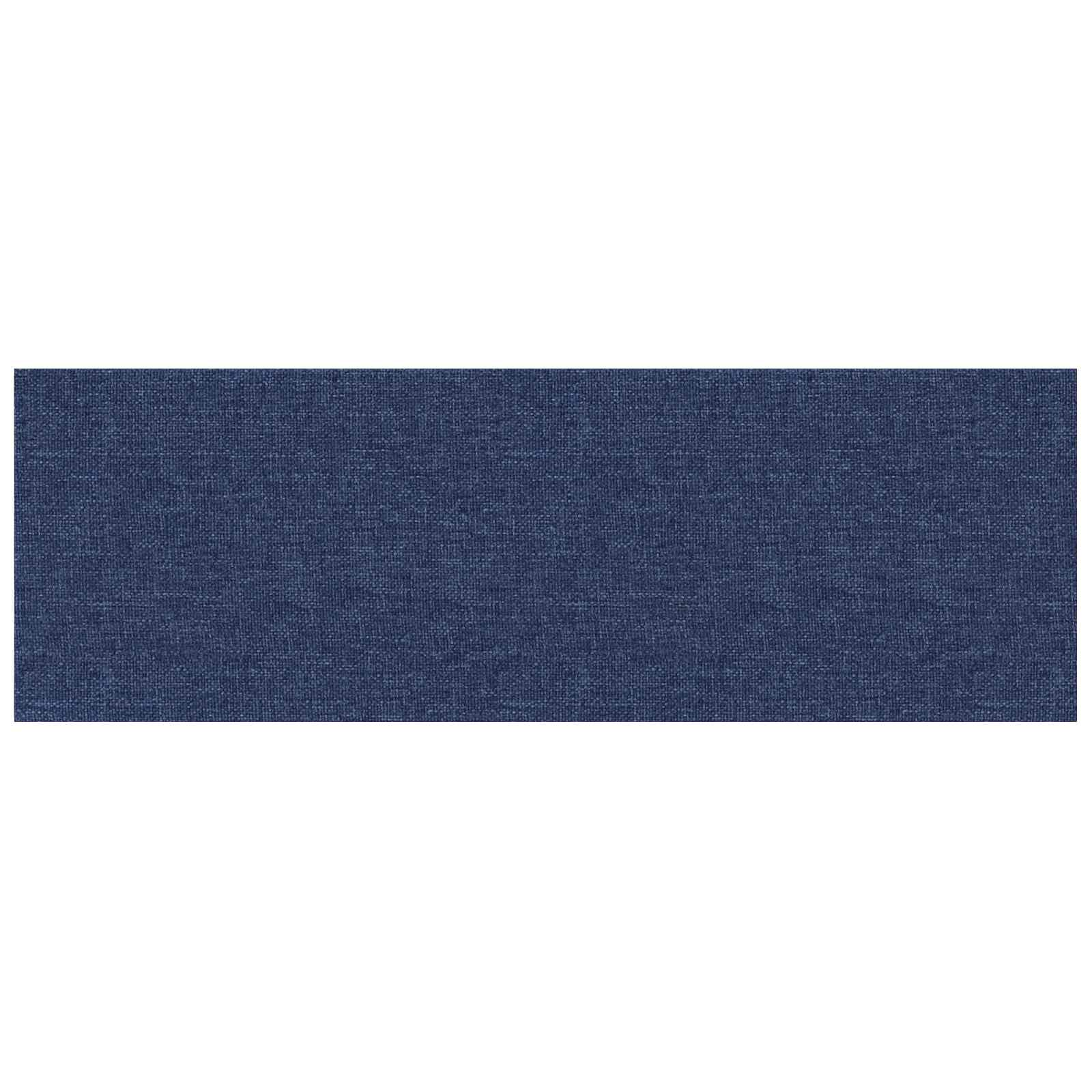 Wandhoofdbord 12 pcs Blauw 90 x 30 cm Stof is nu te koop bij PeponiXL, paradijselijk wonen!