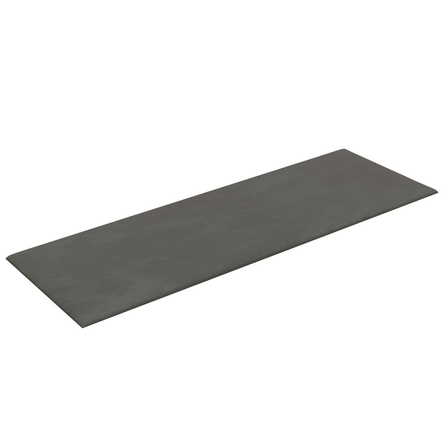 Wandhoofdbord 12 pcs Donkergrijs Fluweel is nu te koop bij PeponiXL, paradijselijk wonen!