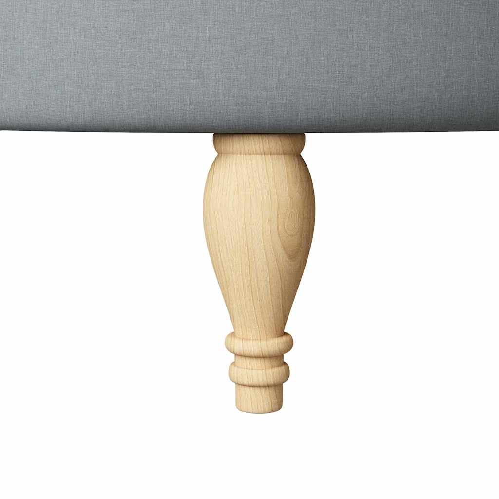 Slipper Stoel Lichtgrijs 56,5 x 70 x 110 cm Stof is nu te koop bij PeponiXL, paradijselijk wonen!