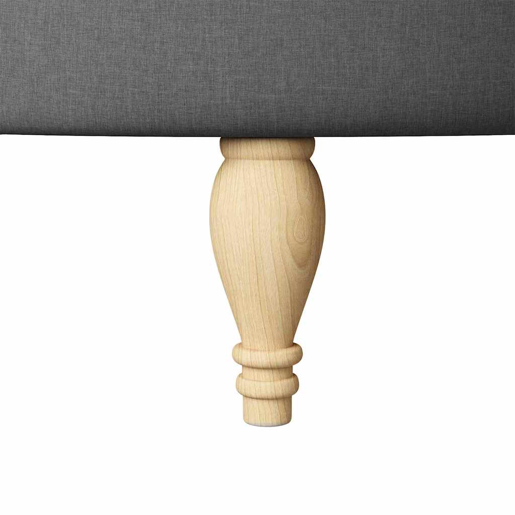 Slipper Stoel Donkergrijs 56,5 x 70 x 110 cm Stof is nu te koop bij PeponiXL, paradijselijk wonen!