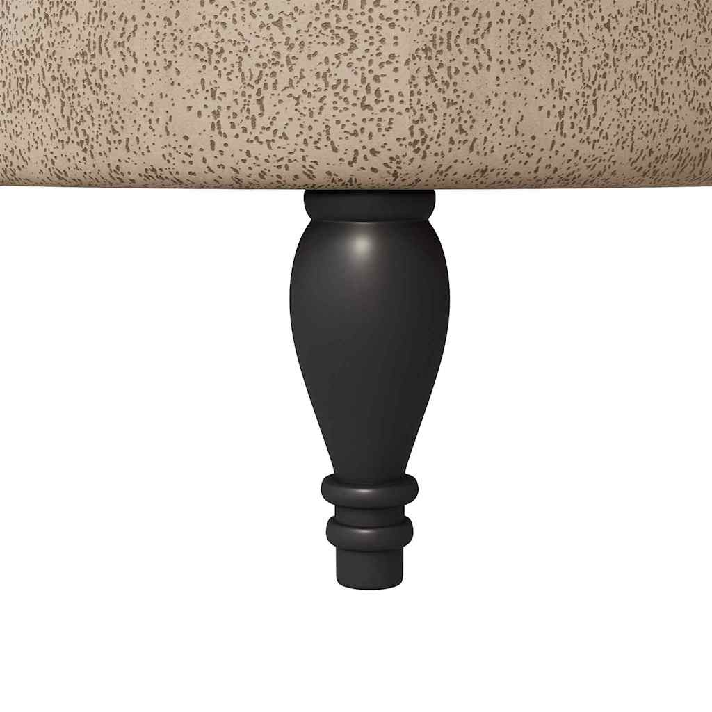 Slipper Stoel Lichtgrijs 56,5 x 70 x 110 cm Nep Suede Leer is nu te koop bij PeponiXL, paradijselijk wonen!