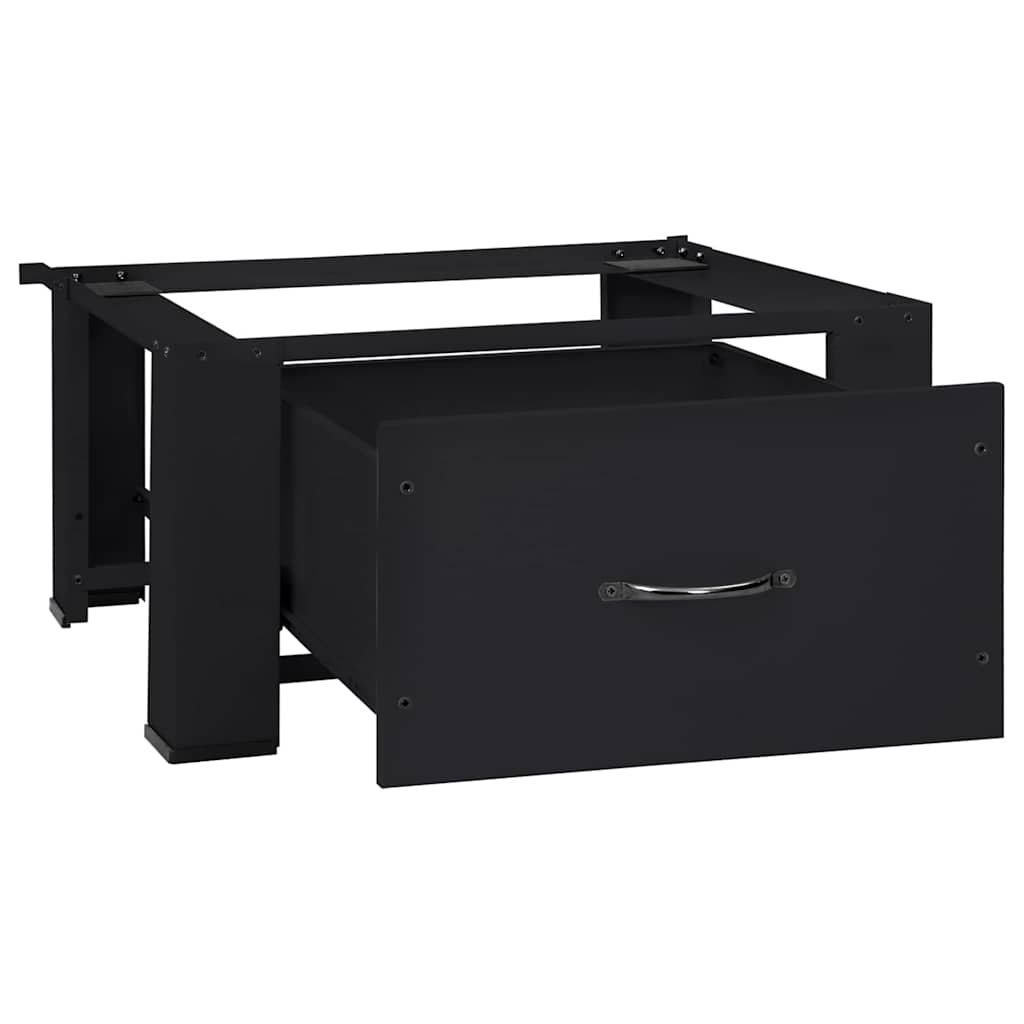 Wasmachine Pedestal Zwart 64 x 55 x 32,5 cm Staal is nu te koop bij PeponiXL, paradijselijk wonen!